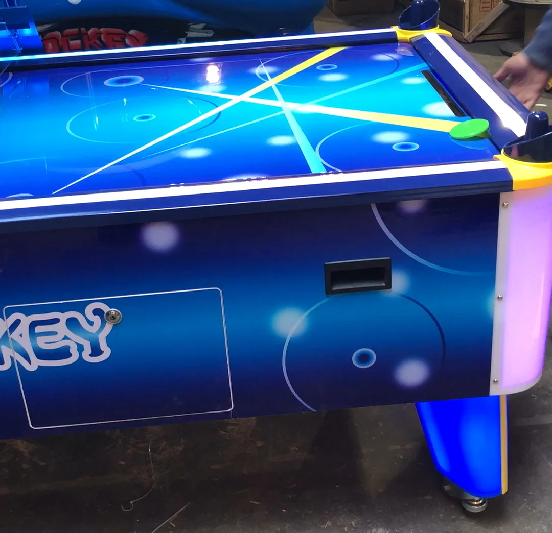 Fun Air Hockey Table, Arcade Style Coin Operated With Redemption Tickets-HEAVY DUTY, COIN OPERATED, COMMERCIAL GRADE WITH FREE PLAY OPTION - Image 7
