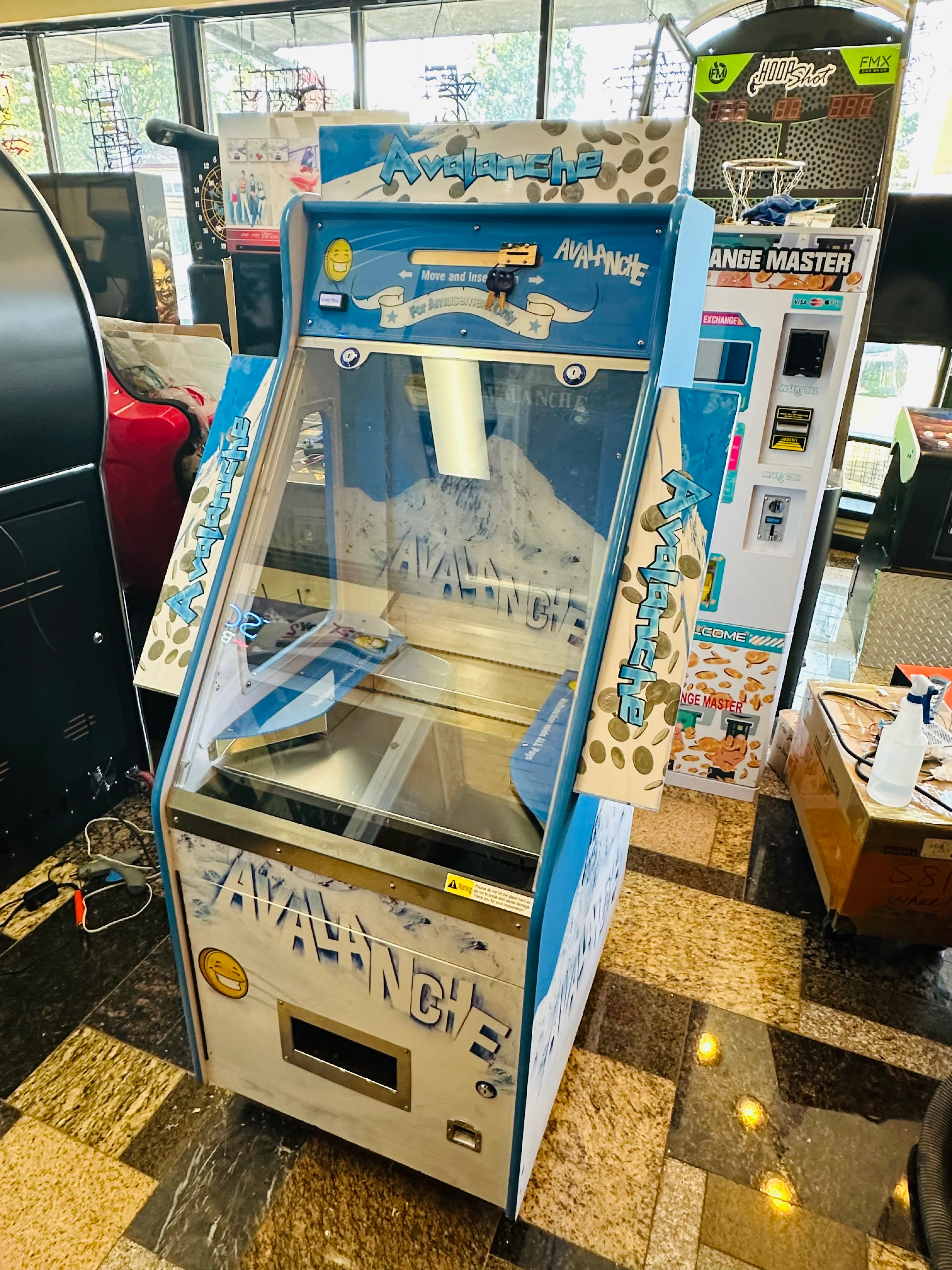 Avalanche Coin Pusher Arcade Machine – Fully Working, Great for Home or Business - Image 5