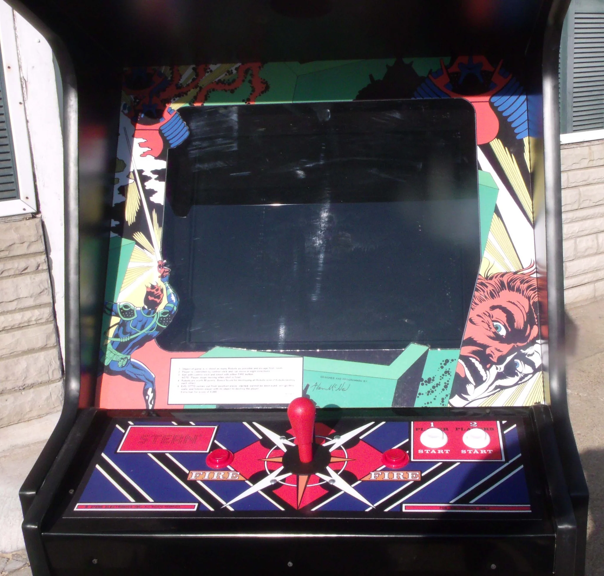BERZERK ARCADE GAME- Heavy Duty, Coin Operated, Commercial Grade With Free Play Option - Image 7