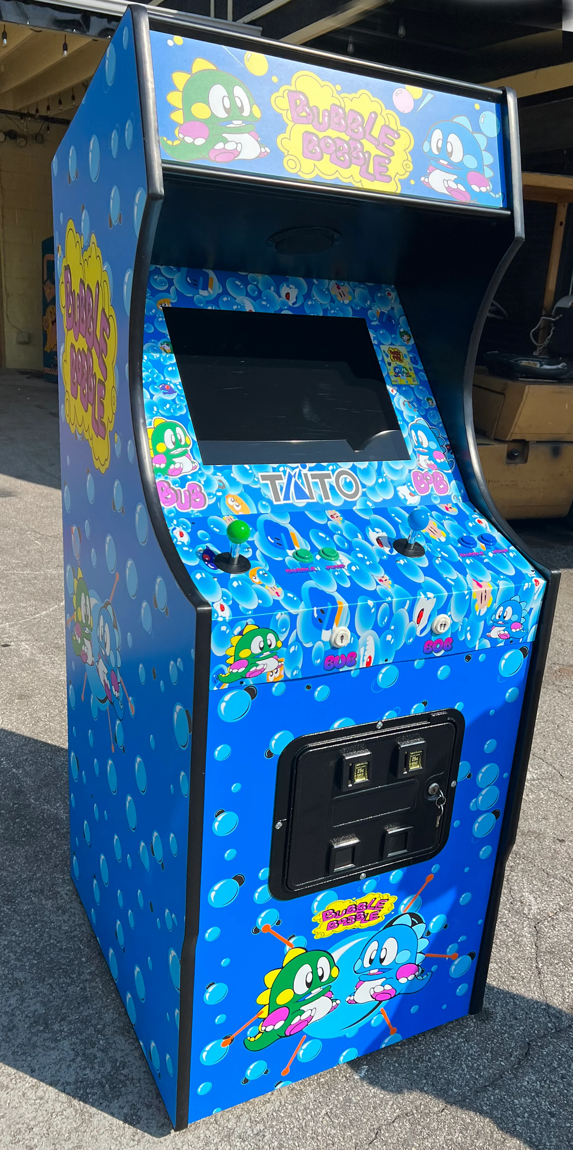 Bubble Bobble Arcade Game With  All New Parts And LCD Monitor, Sharp-New Parts, Heavy Duty, Coin Operated, Commercial Grade With Free Play Option - Image 4