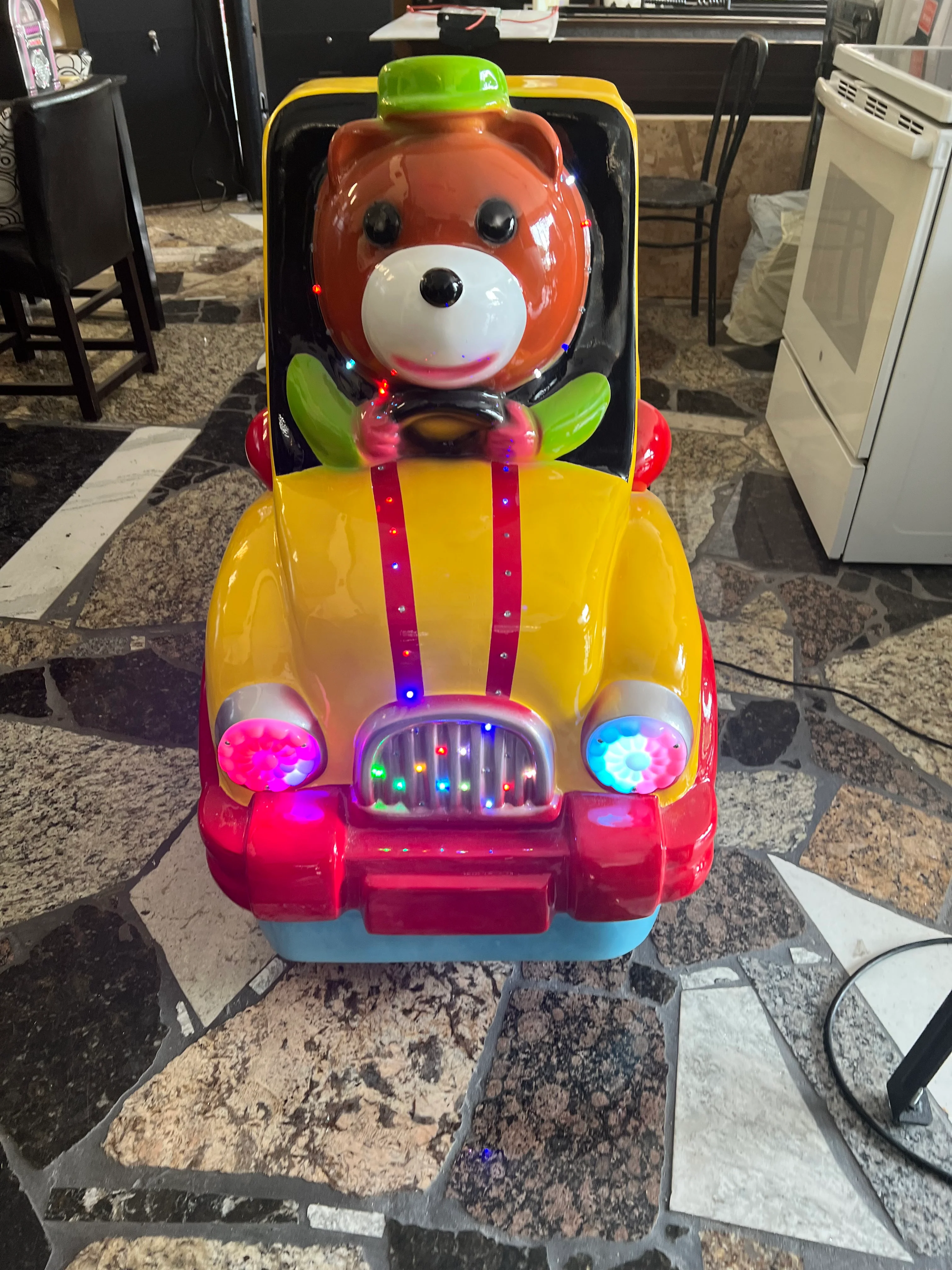 Kiddie Ride, Bear Car Coin Operated Machine - Image 2