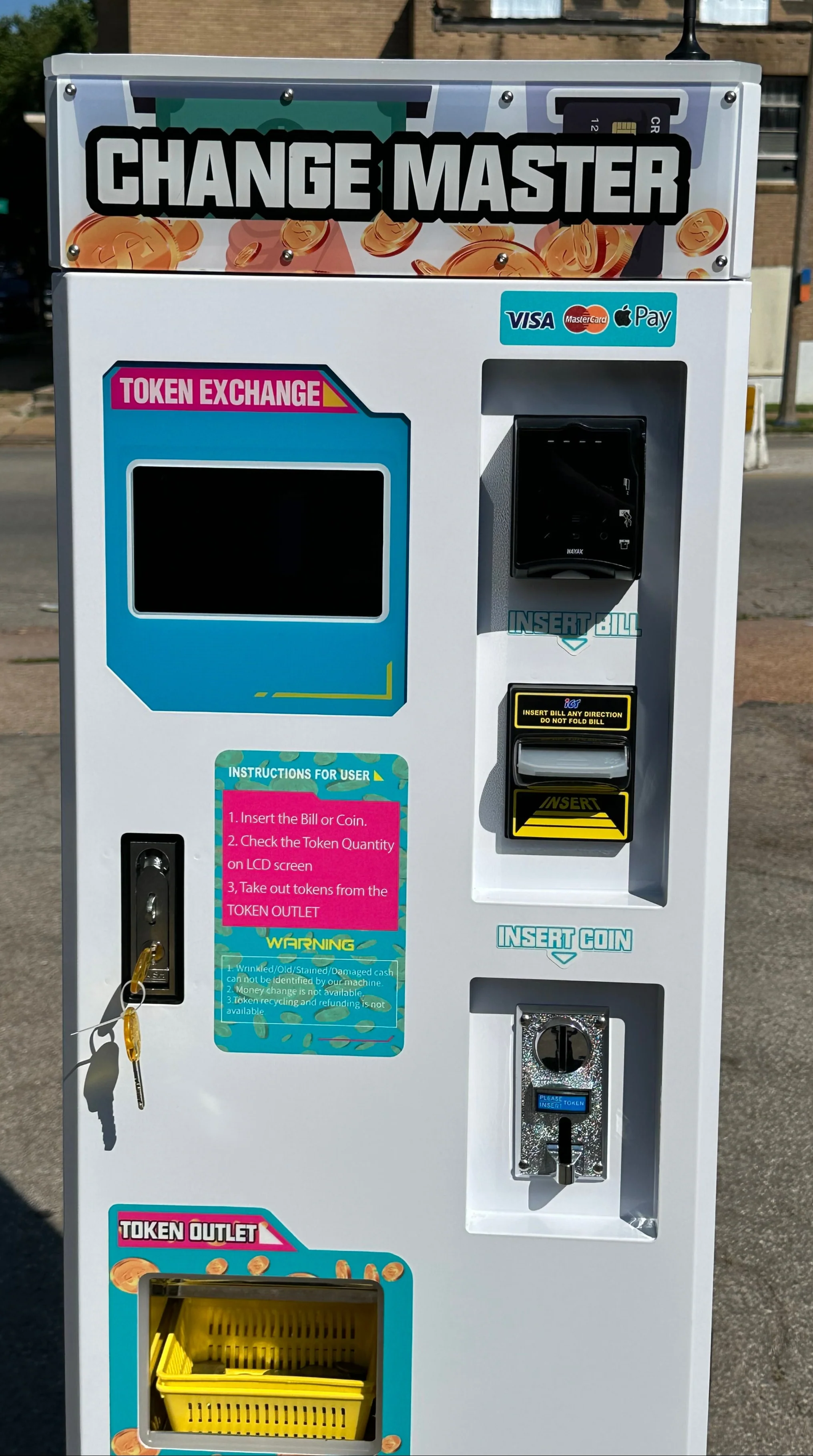 Change Master Machine – Convert Bills & Cards to Coins or Tokens for Arcades & Vending - Image 6