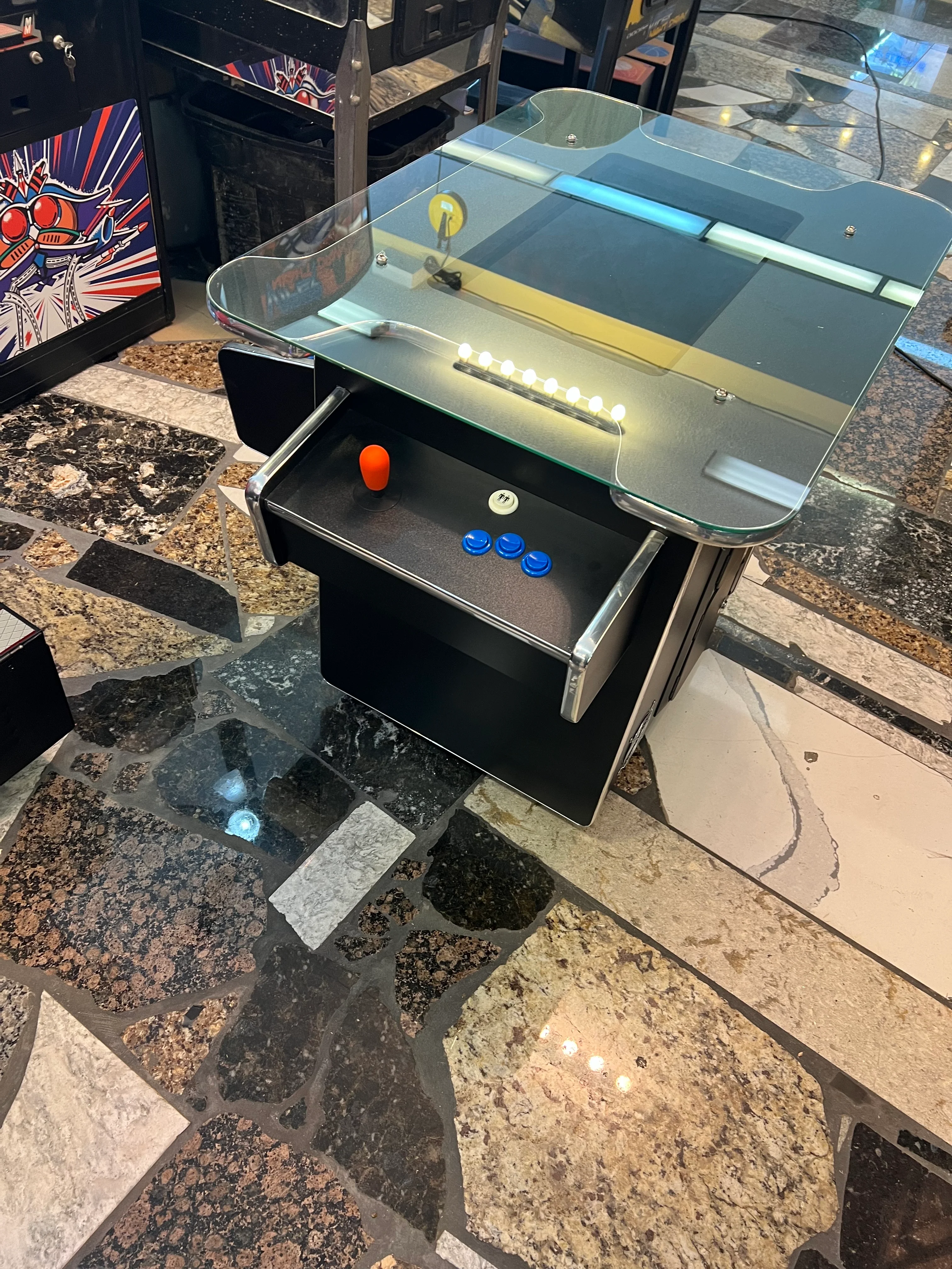COCKTAIL ARCADE 3-PANEL GAME WITH CUSTOM GRAPHICS OF YOUR CHOICE - PLAYS OVER 3000 GAMES - COIN OPERATED, BRAND NEW, FREE SHIPPING - Image 3