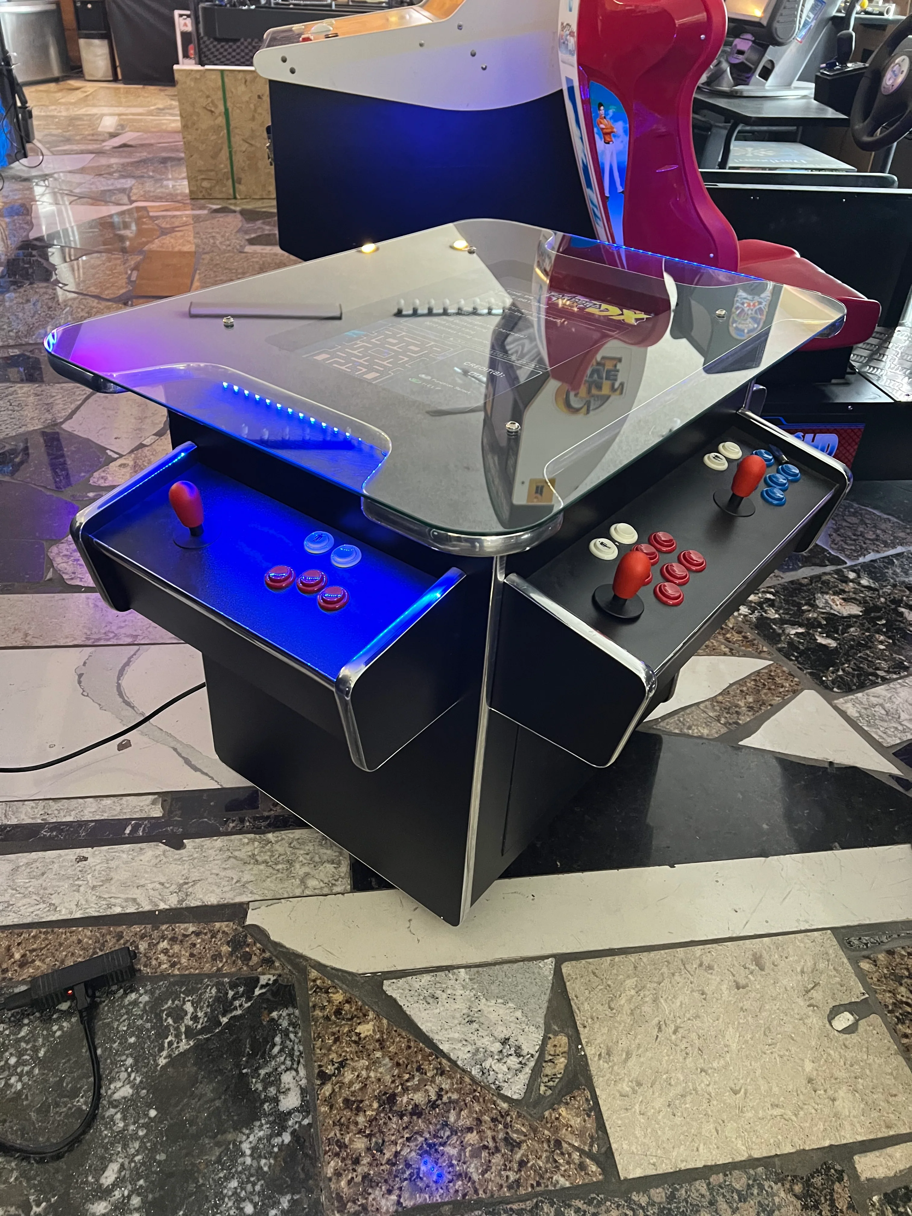 COCKTAIL ARCADE 3-PANEL GAME WITH CUSTOM GRAPHICS OF YOUR CHOICE - PLAYS OVER 3000 GAMES - COIN OPERATED, BRAND NEW, FREE SHIPPING - Image 7