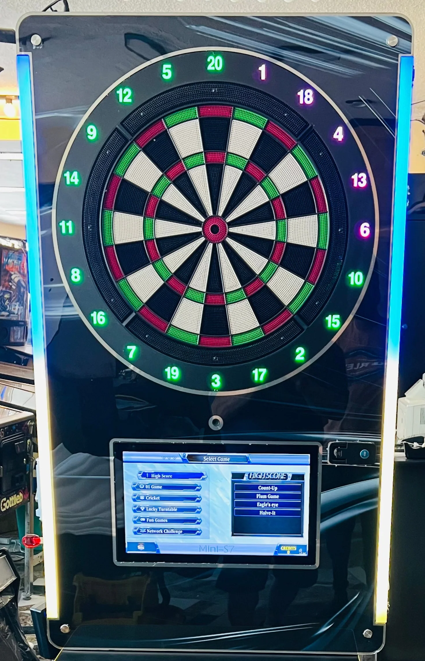 Take Aim Touchscreen Wall-Mount Electronic Dart Board – Coin Operated for Home & Commercial Use - Image 6