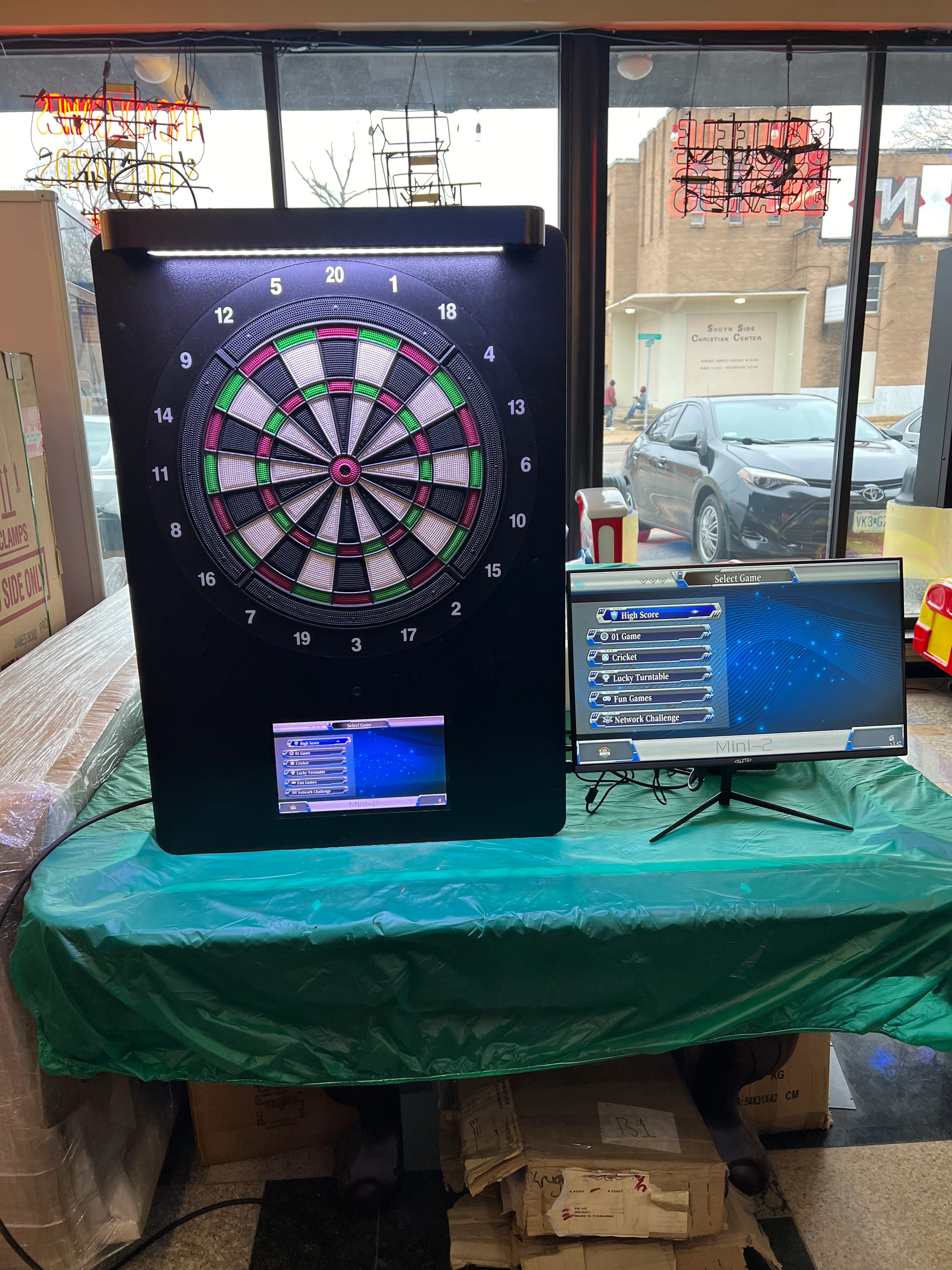Dart-Wall Mount Non Coin Operated Touch Screen Dart Board With Internet Option-Free Shipping - Image 3