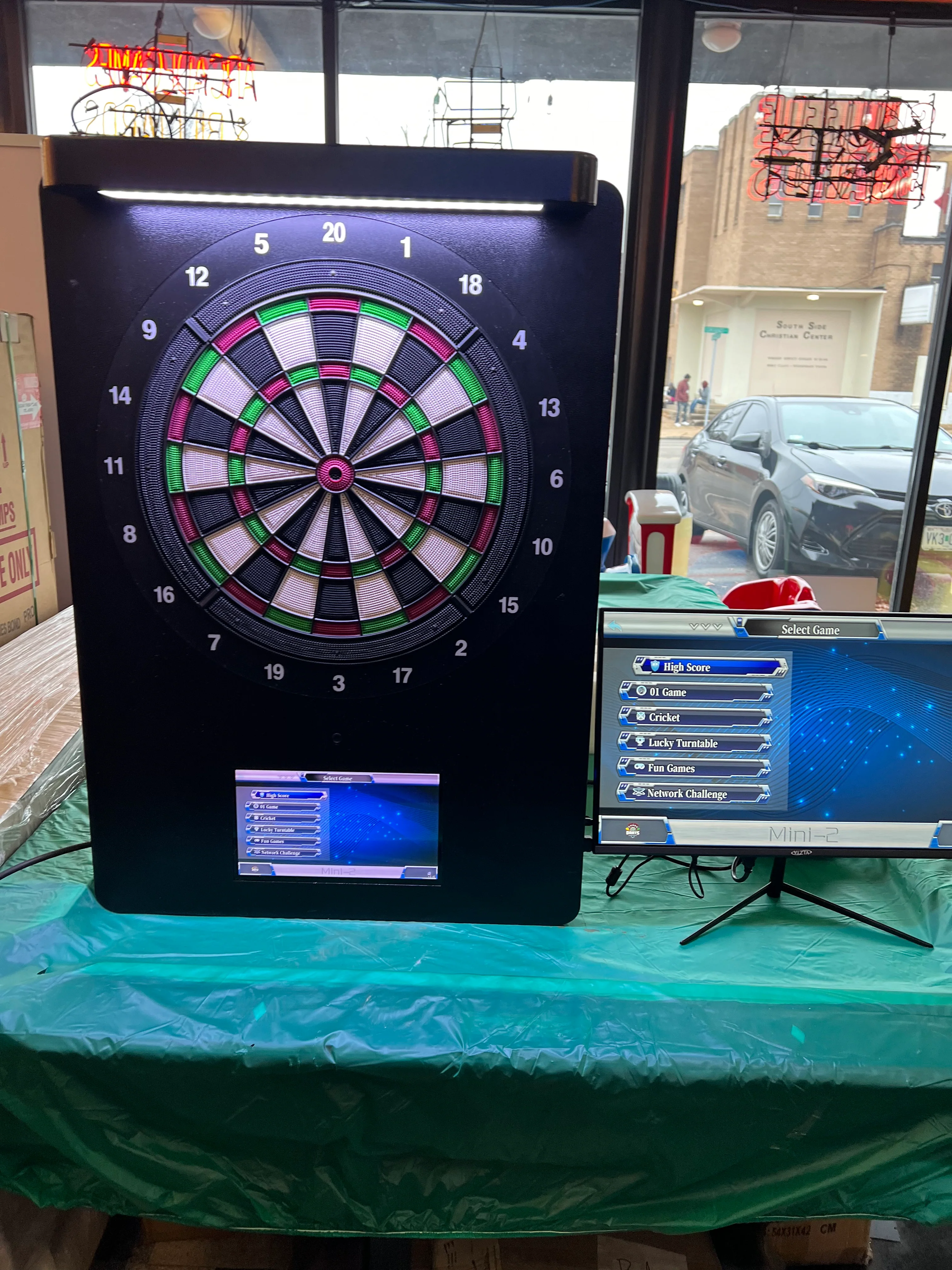 Dart-Wall Mount Non Coin Operated Touch Screen Dart Board With Internet Option-Free Shipping - Image 4
