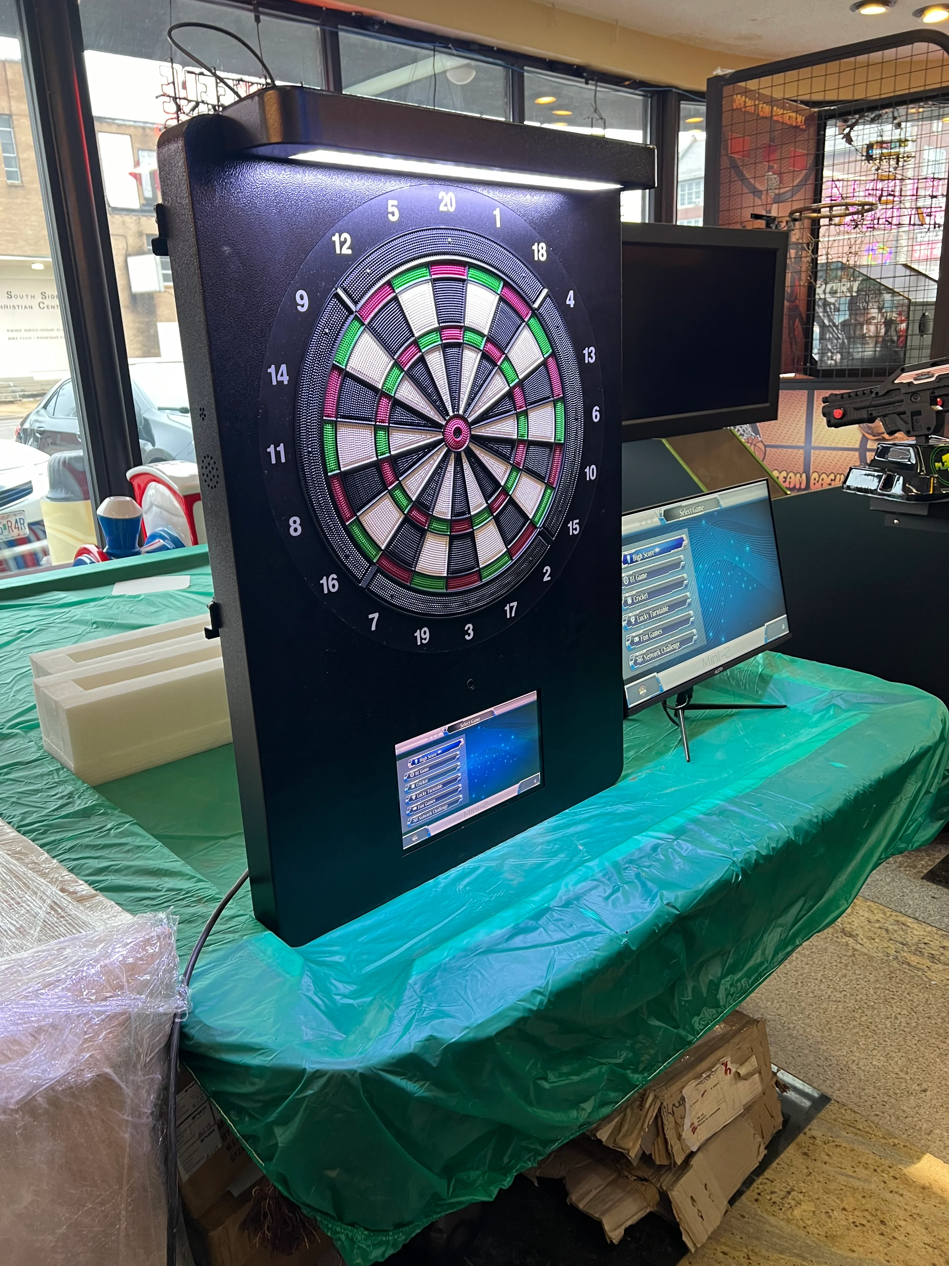 Dart-Wall Mount Non Coin Operated Touch Screen Dart Board With Internet Option-Free Shipping - Image 5