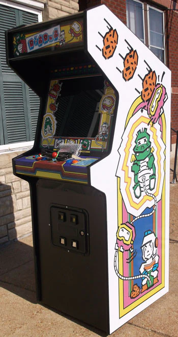 DIG DUG ARCADE GAME WITH LOTS OF NEW PARTS-EXTRA SHARP-HEAVY DUTY, COIN OPERATED, COMMERCIAL GRADE WITH FREE PLAY OPTION - Image 4
