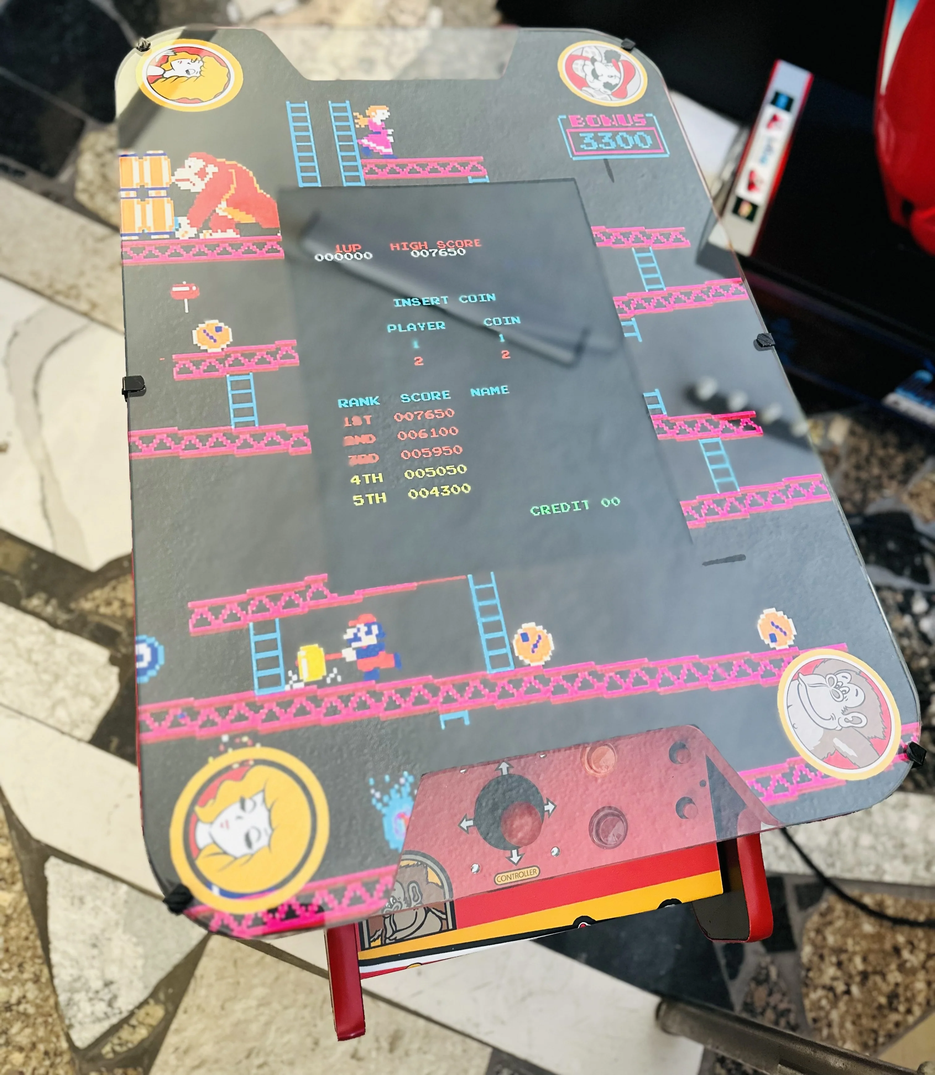 Donkey Kong Cocktail Arcade - Plays 60 games - Lots of New Parts - Free Shipping - Image 3