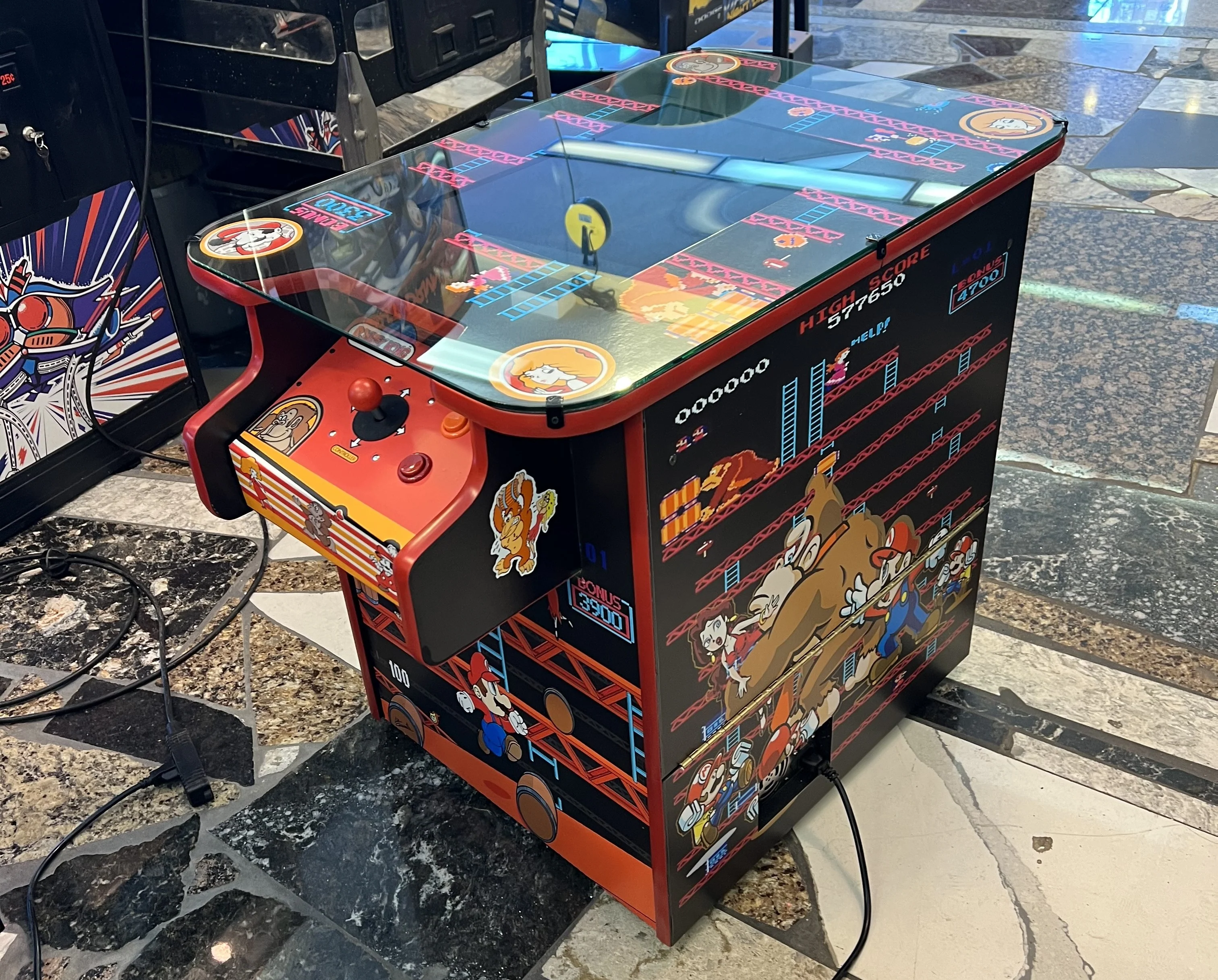 Donkey Kong Cocktail Arcade - Plays 60 games - Lots of New Parts - Free Shipping - Image 7