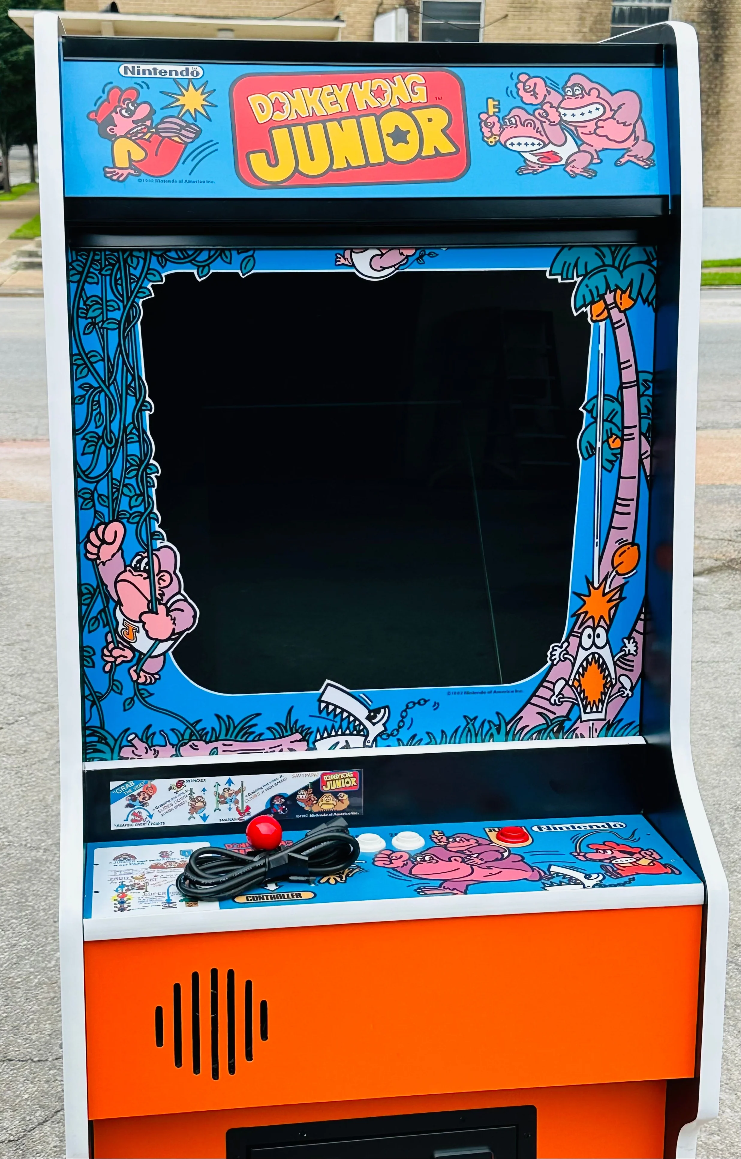 DONKEY KONG JR ARCADE GAME-PLAYS DONKEY KONG AND DONKEY KONG 3 ALSO-HEAVY DUTY, COIN OPERATED, COMMERCIAL GRADE WITH FREE PLAY OPTION - Image 3