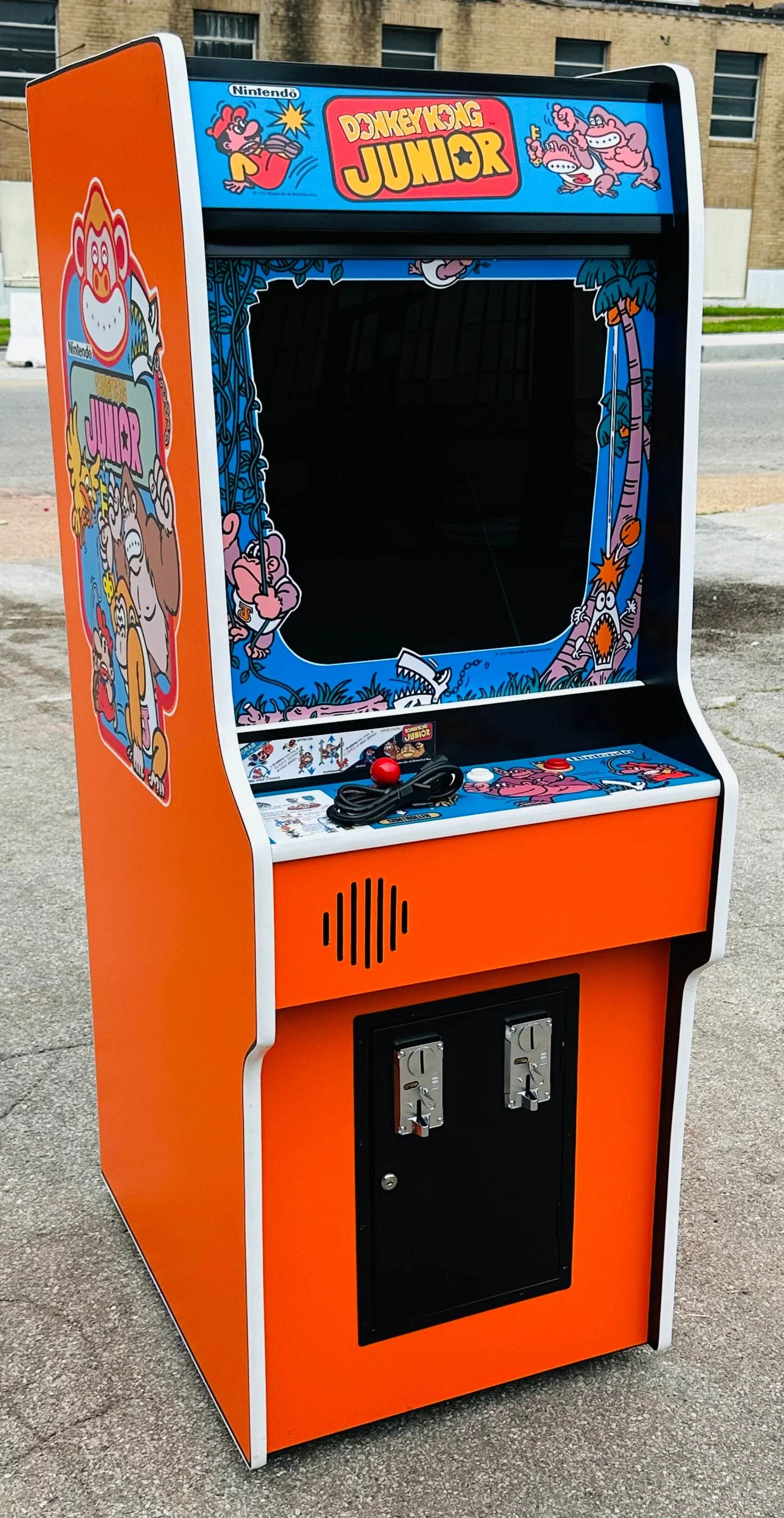 DONKEY KONG JR ARCADE GAME-PLAYS DONKEY KONG AND DONKEY KONG 3 ALSO-HEAVY DUTY, COIN OPERATED, COMMERCIAL GRADE WITH FREE PLAY OPTION - Image 6