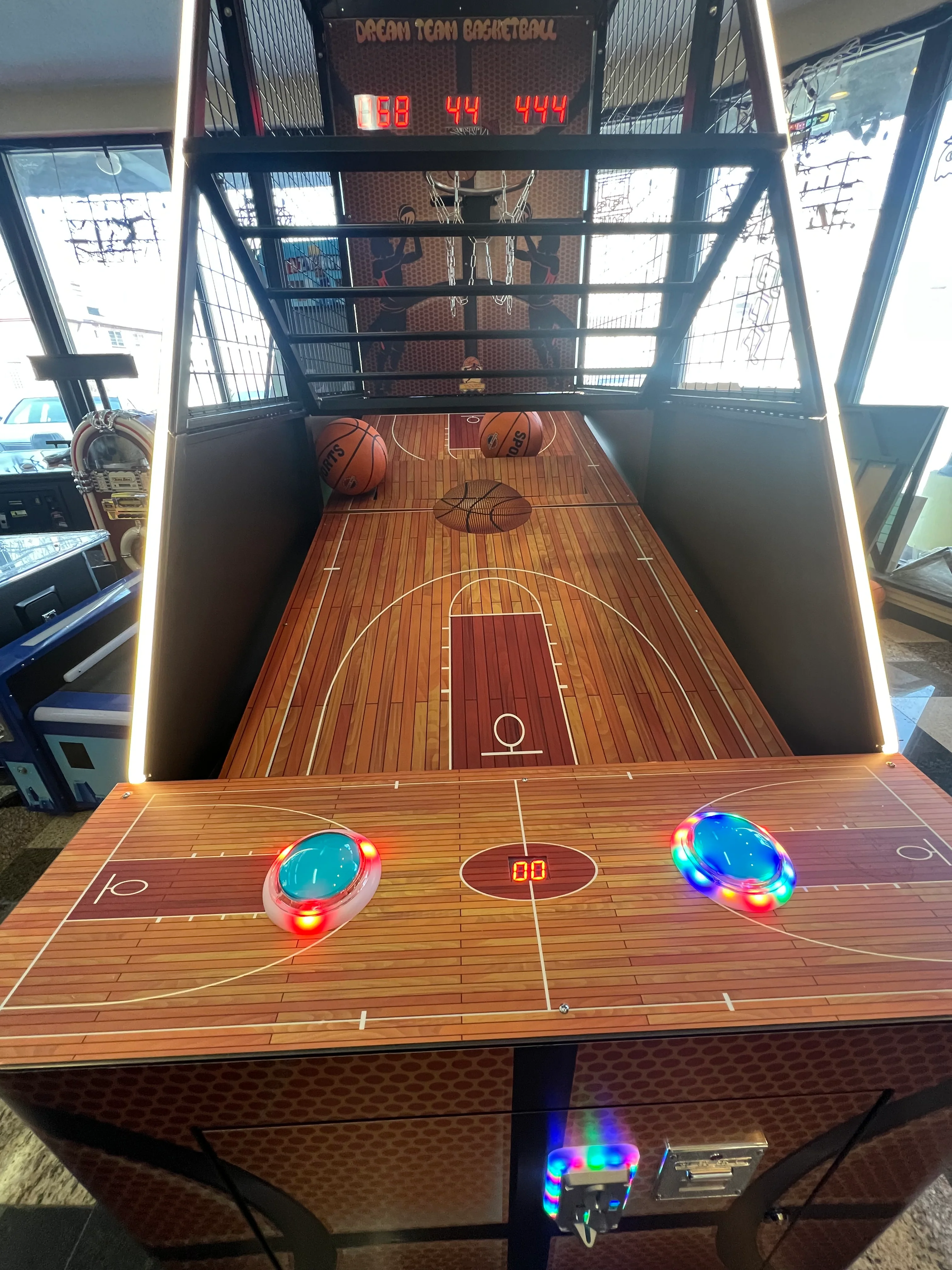 Dream Team Basketball Arcade Game-Full Size, Brand New, HEAVY DUTY, COIN OPERATED, COMMERCIAL GRADE WITH FREE PLAY OPTION-Comes With Warranty - Image 7