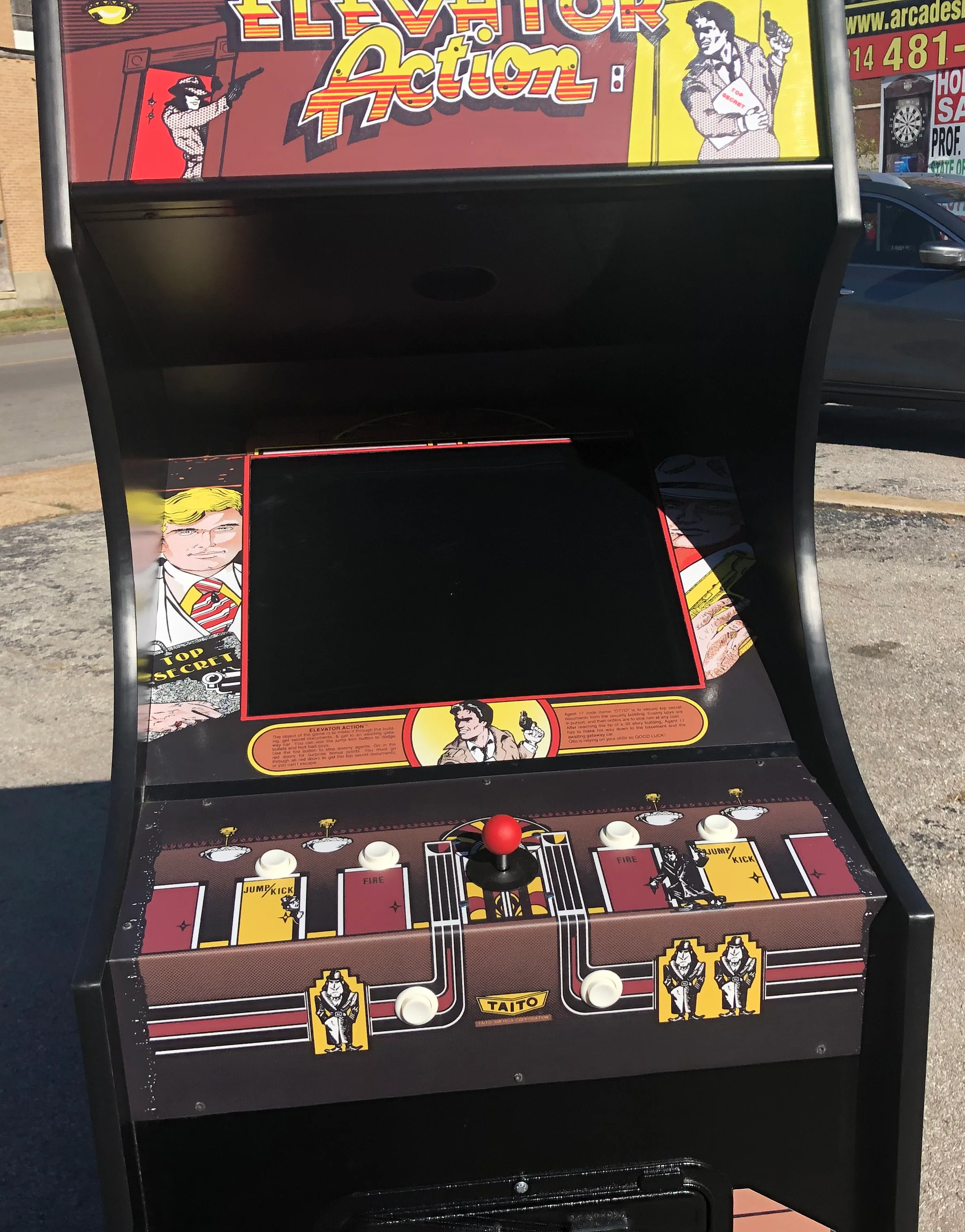 Elevator Action Arcade, Lots Of New Parts, Sharp-HEAVY DUTY, COIN OPERATED, COMMERCIAL GRADE WITH FREE PLAY OPTION - Image 5