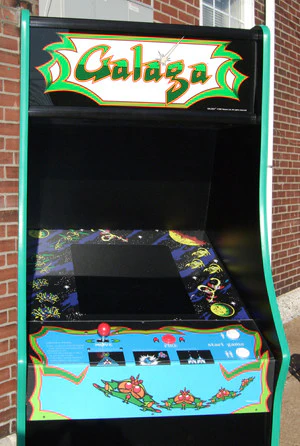 GALAGA ARCADE WITH LOTS OF NEW PARTS-LOOKS AND PLAY LIKE A NEW GAME-HEAVY DUTY, COIN OPERATED, COMMERCIAL GRADE WITH FREE PLAY OPTION - Image 5