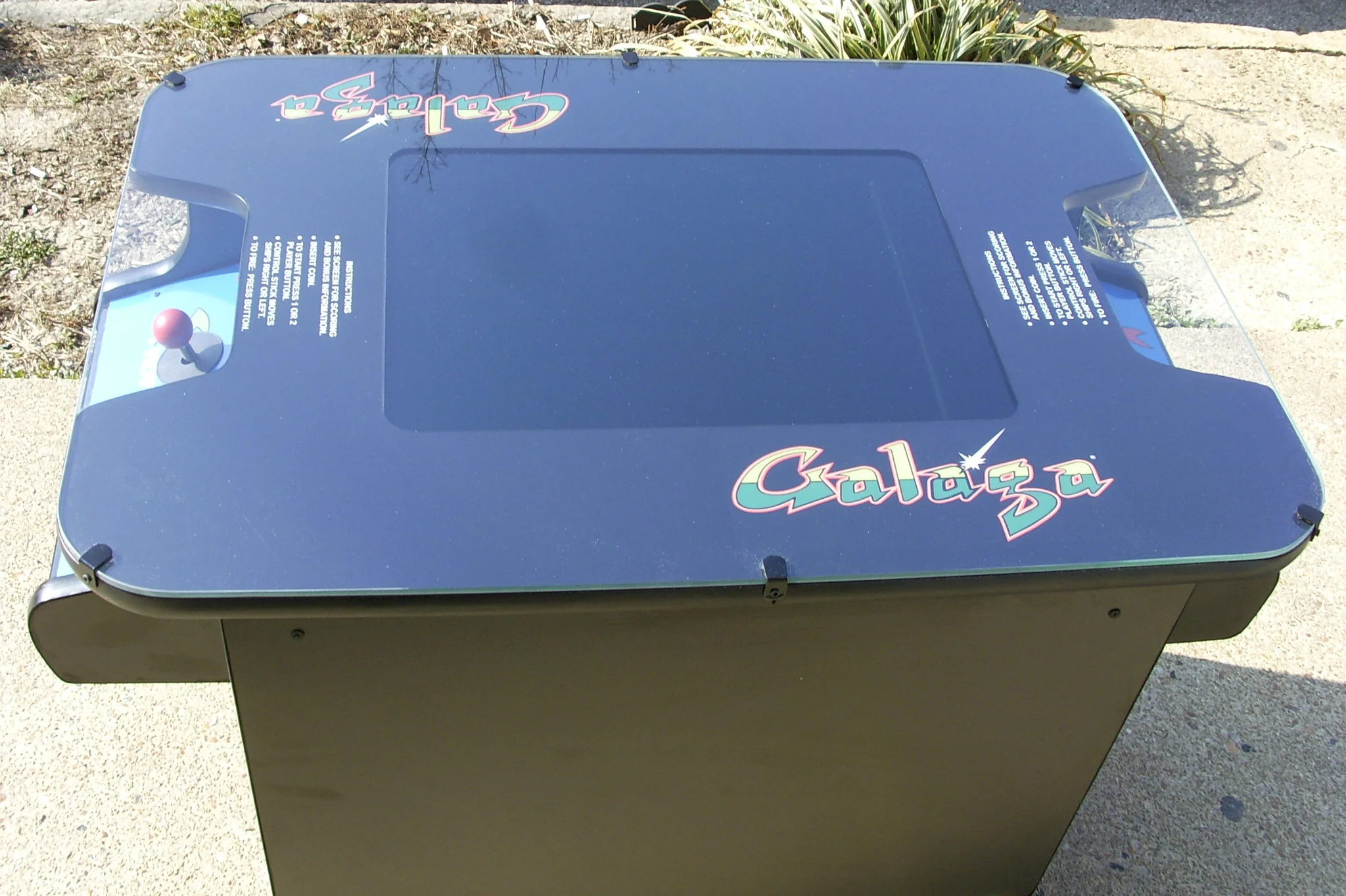 GALAGA COCKTAIL ARCADE, PLAYS MS PACMAN TOO- NEW - ONE YEAR PARTS WARRANTY-FREE SHIPPING - Image 6