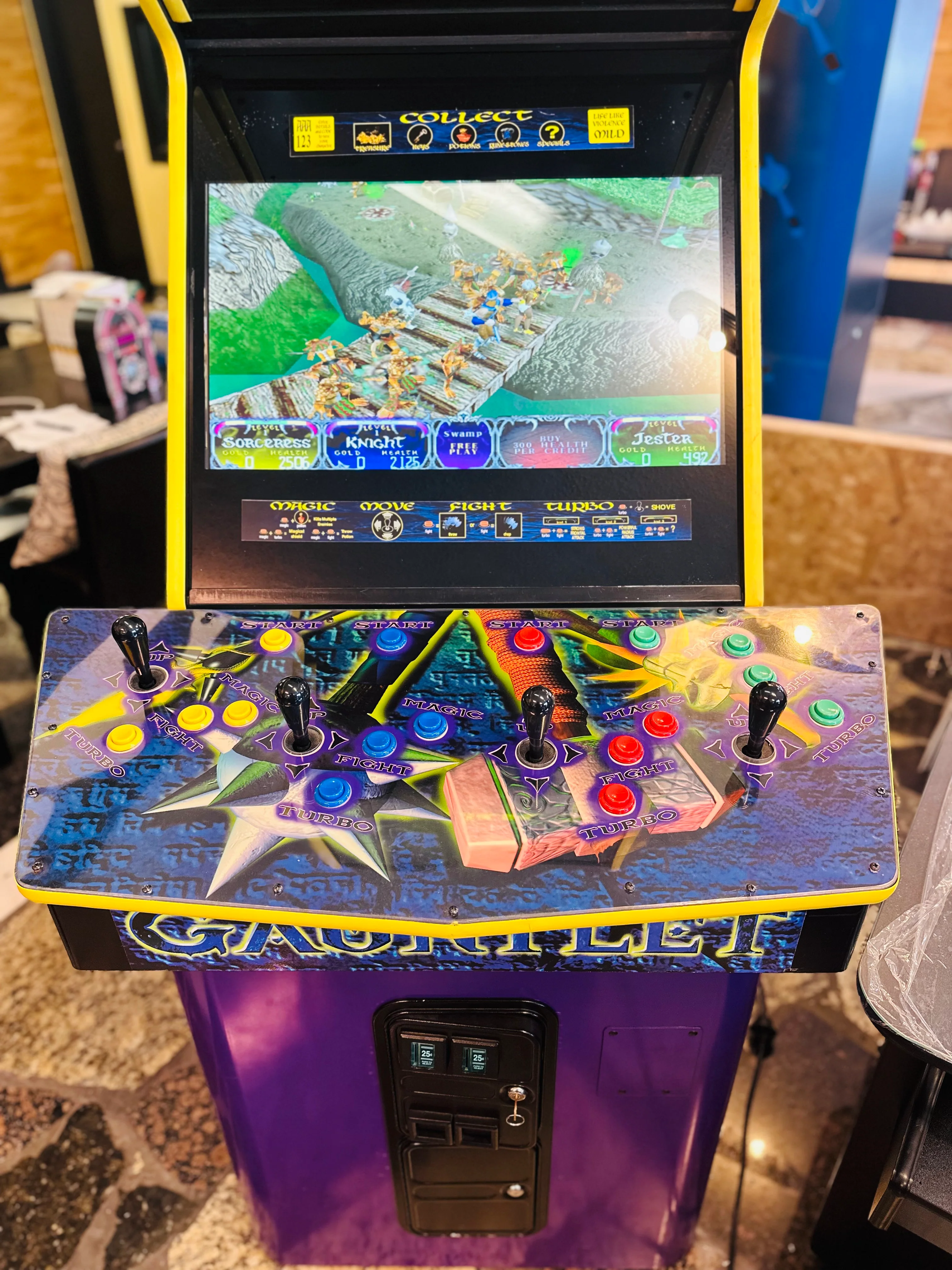 GAUNTLET LEGEND DARK LEGACY REFURBISHED, WITH ALL NEW PARTS- HEAVY DUTY, COIN OPERATED, COMMERCIAL GRADE WITH FREE PLAY OPTION - Image 4