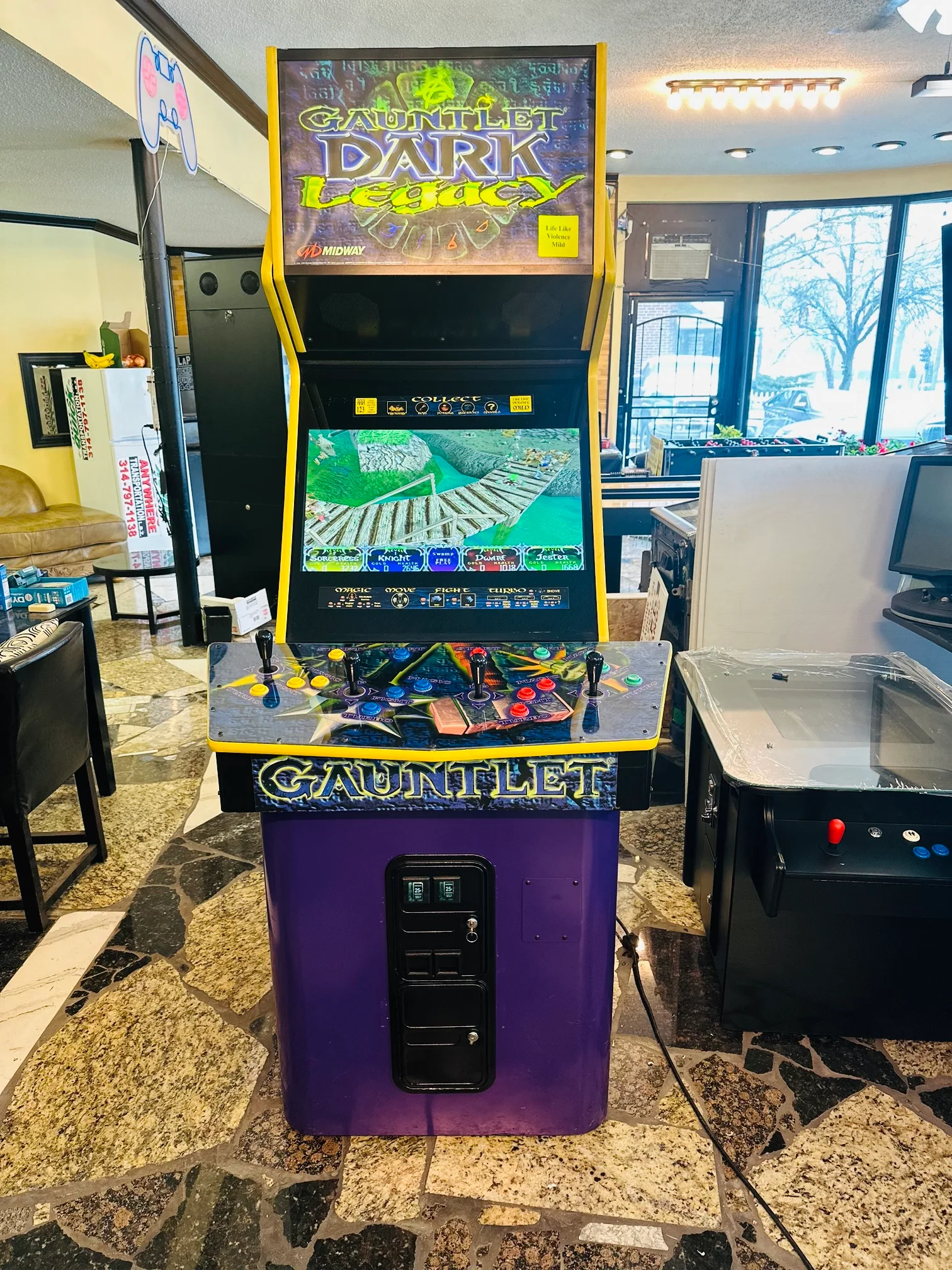 GAUNTLET LEGEND DARK LEGACY REFURBISHED, WITH ALL NEW PARTS- HEAVY DUTY, COIN OPERATED, COMMERCIAL GRADE WITH FREE PLAY OPTION - Image 7