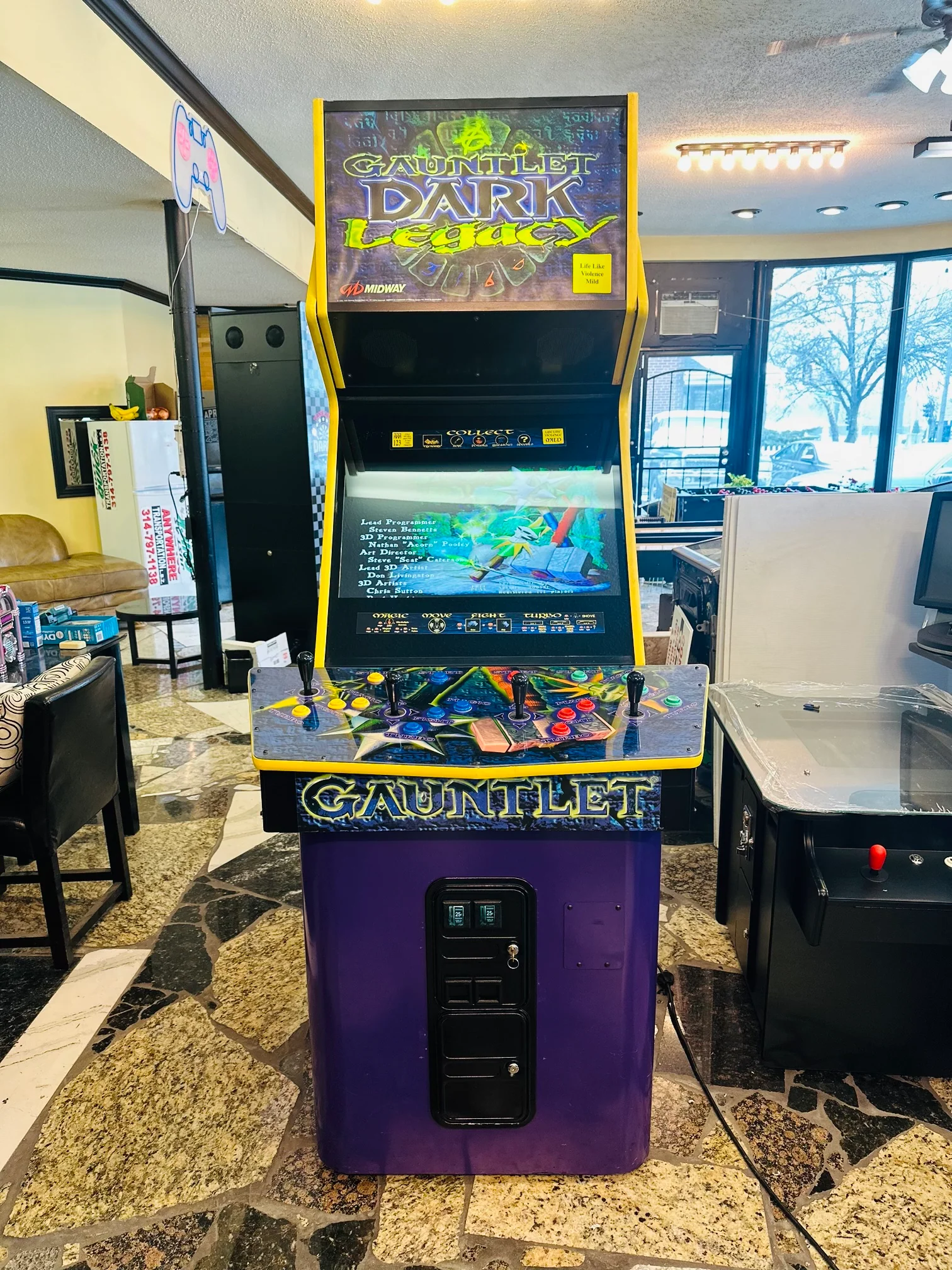 GAUNTLET LEGEND DARK LEGACY REFURBISHED, WITH ALL NEW PARTS- HEAVY DUTY, COIN OPERATED, COMMERCIAL GRADE WITH FREE PLAY OPTION - Image 8