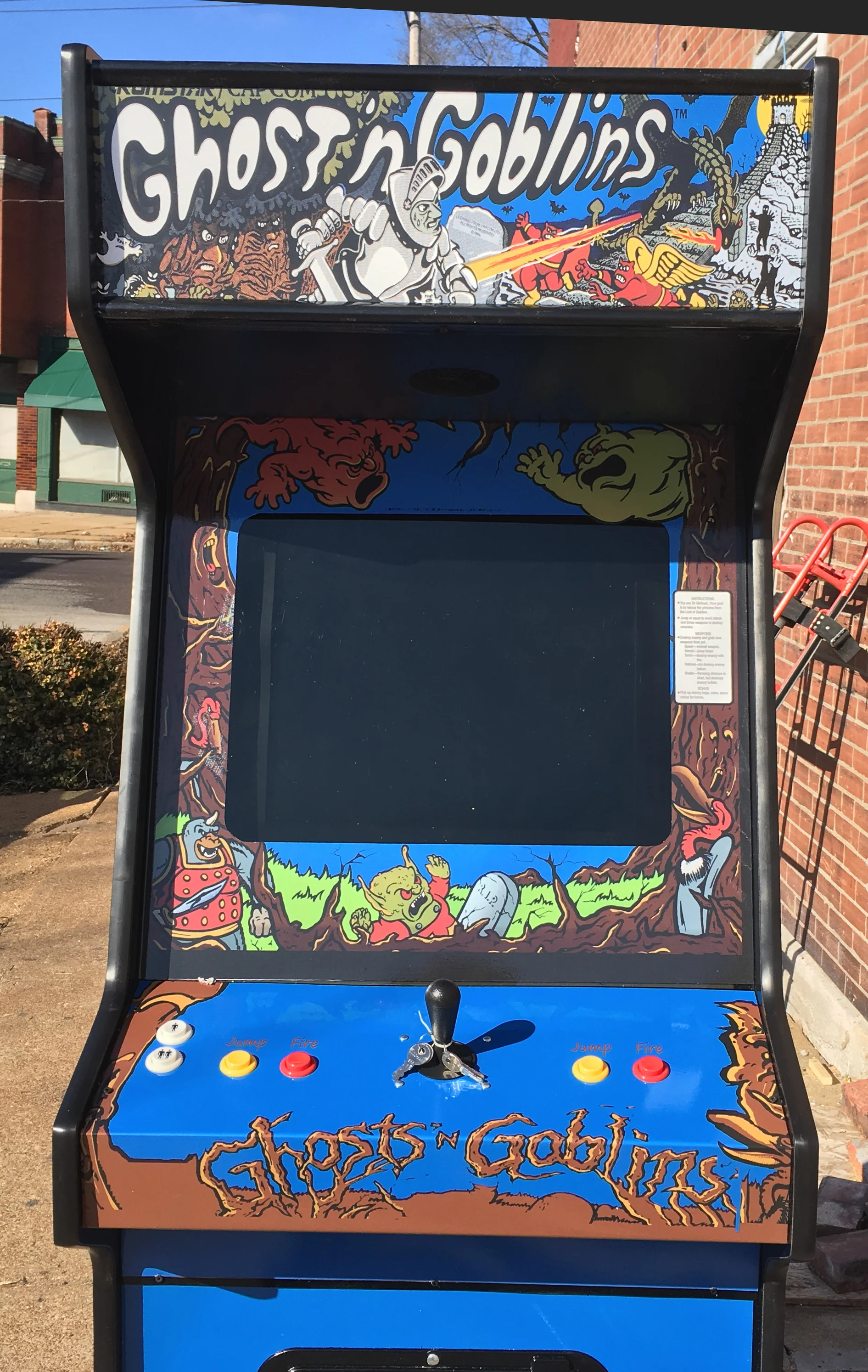 Ghost'n Goblins Arcade, lots of new parts and LCD monitor, sharp-HEAVY DUTY, COIN OPERATED, COMMERCIAL GRADE WITH FREE PLAY OPTION - Image 5