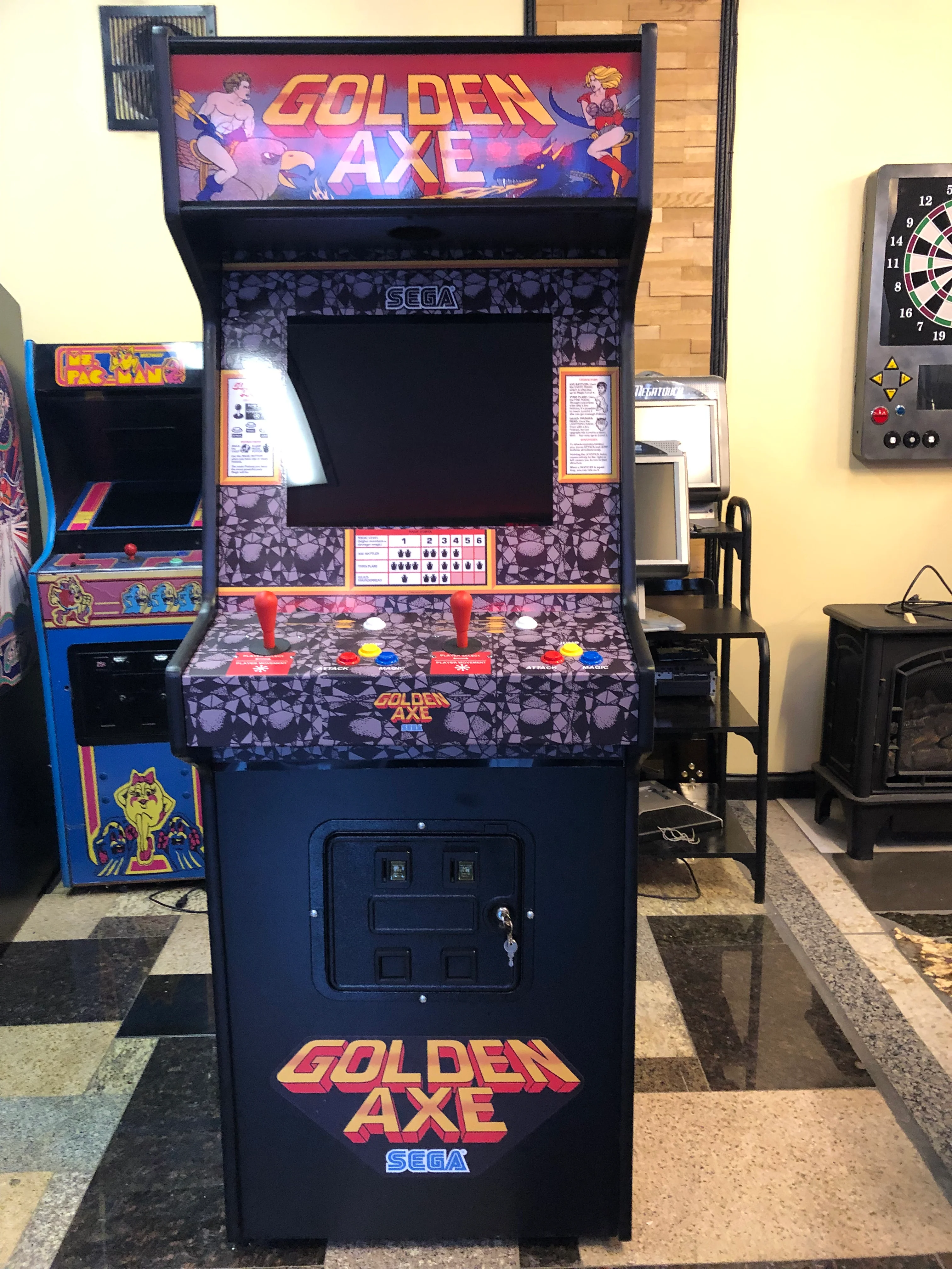 Golden Axe Arcade, Lots Of New Parts, Sharp-HEAVY DUTY, COIN OPERATED, COMMERCIAL GRADE WITH FREE PLAY OPTION - Image 3