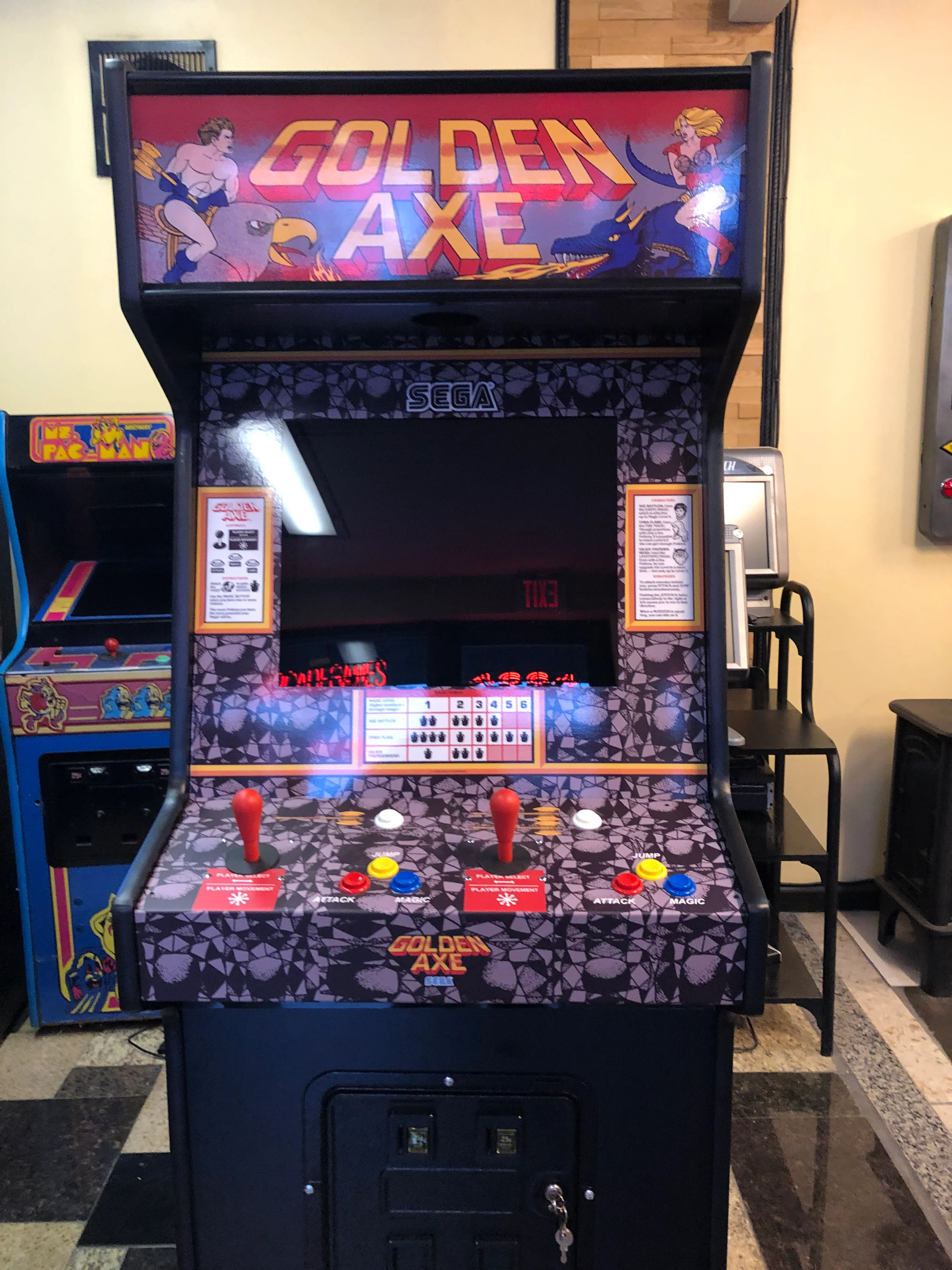 Golden Axe Arcade, Lots Of New Parts, Sharp-HEAVY DUTY, COIN OPERATED, COMMERCIAL GRADE WITH FREE PLAY OPTION - Image 7