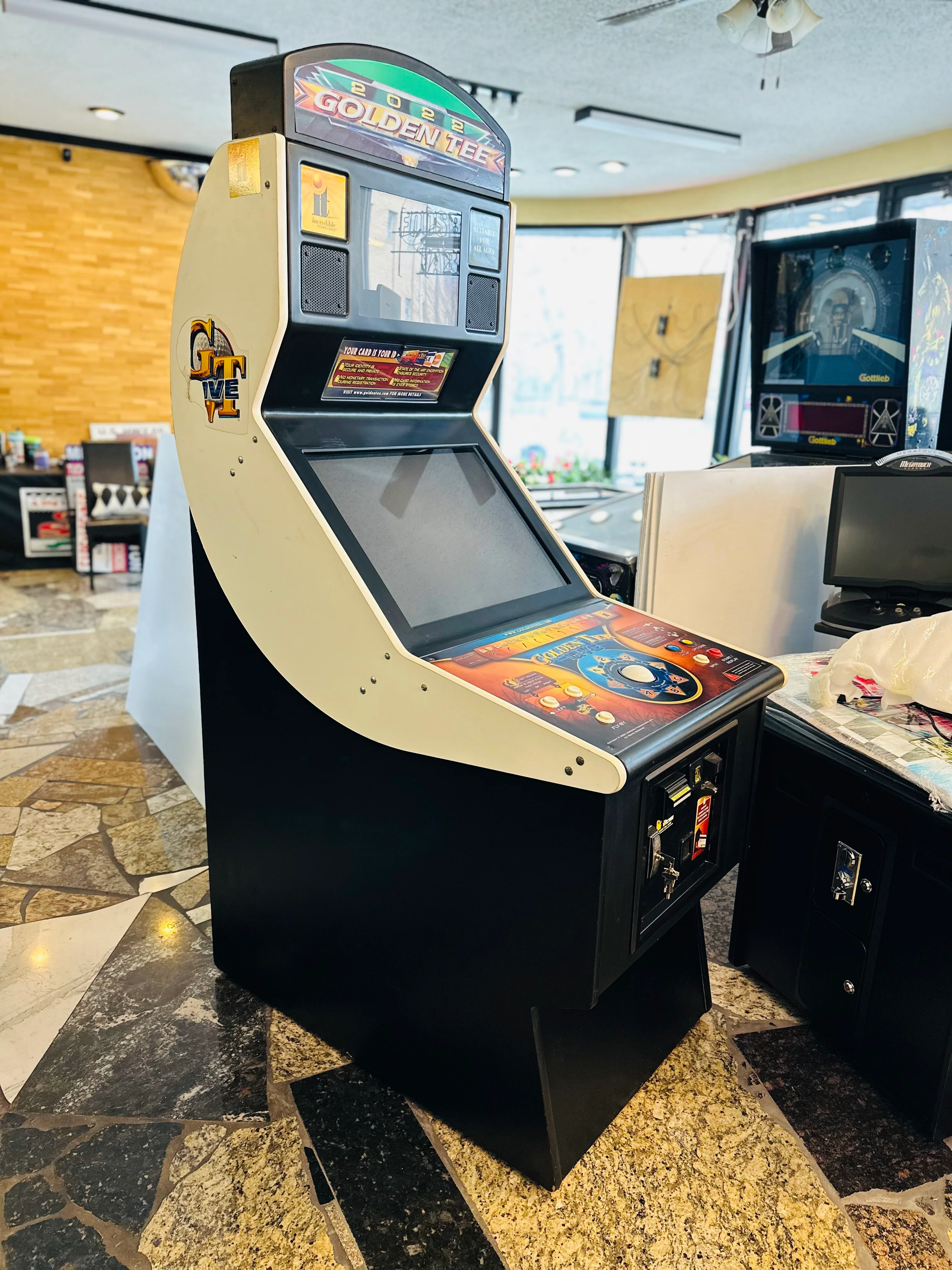 GOLDEN TEE 2022 REFURBISHED - WITH LOTS OF NEW PARTS-EXTRA SHARP-HEAVY DUTY, COIN OPERATED, COMMERCIAL GRADE WITH FREE PLAY OPTION - Image 2