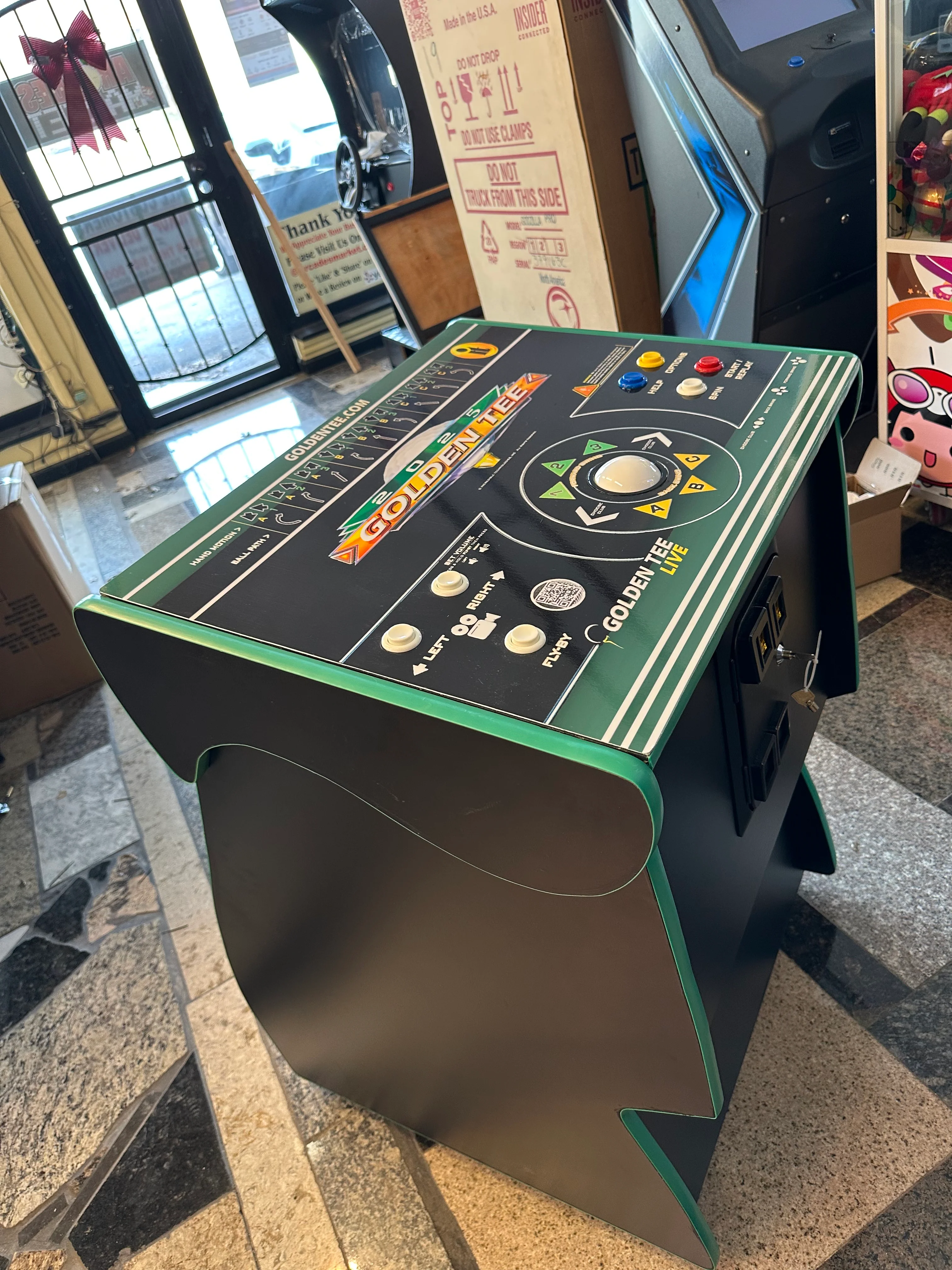 Golden Tee 2025 Pedestal - Heavy Duty, Commercial Grade, Coin Operated Machine With Free Play Option - Pedestal Only - Image 3