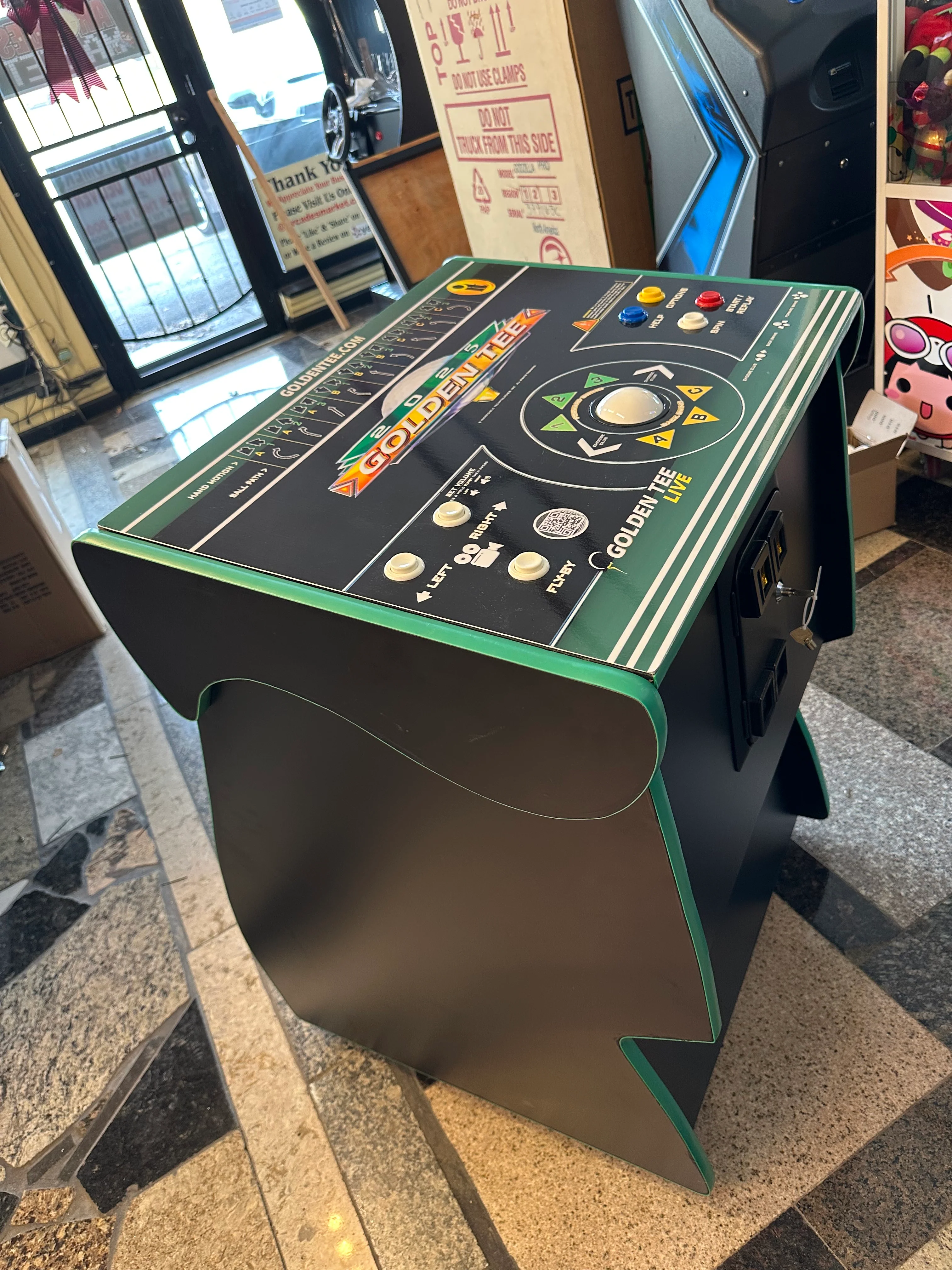 Golden Tee 2025 Pedestal - Heavy Duty, Commercial Grade, Coin Operated Machine With Free Play Option - Pedestal Only - Image 4