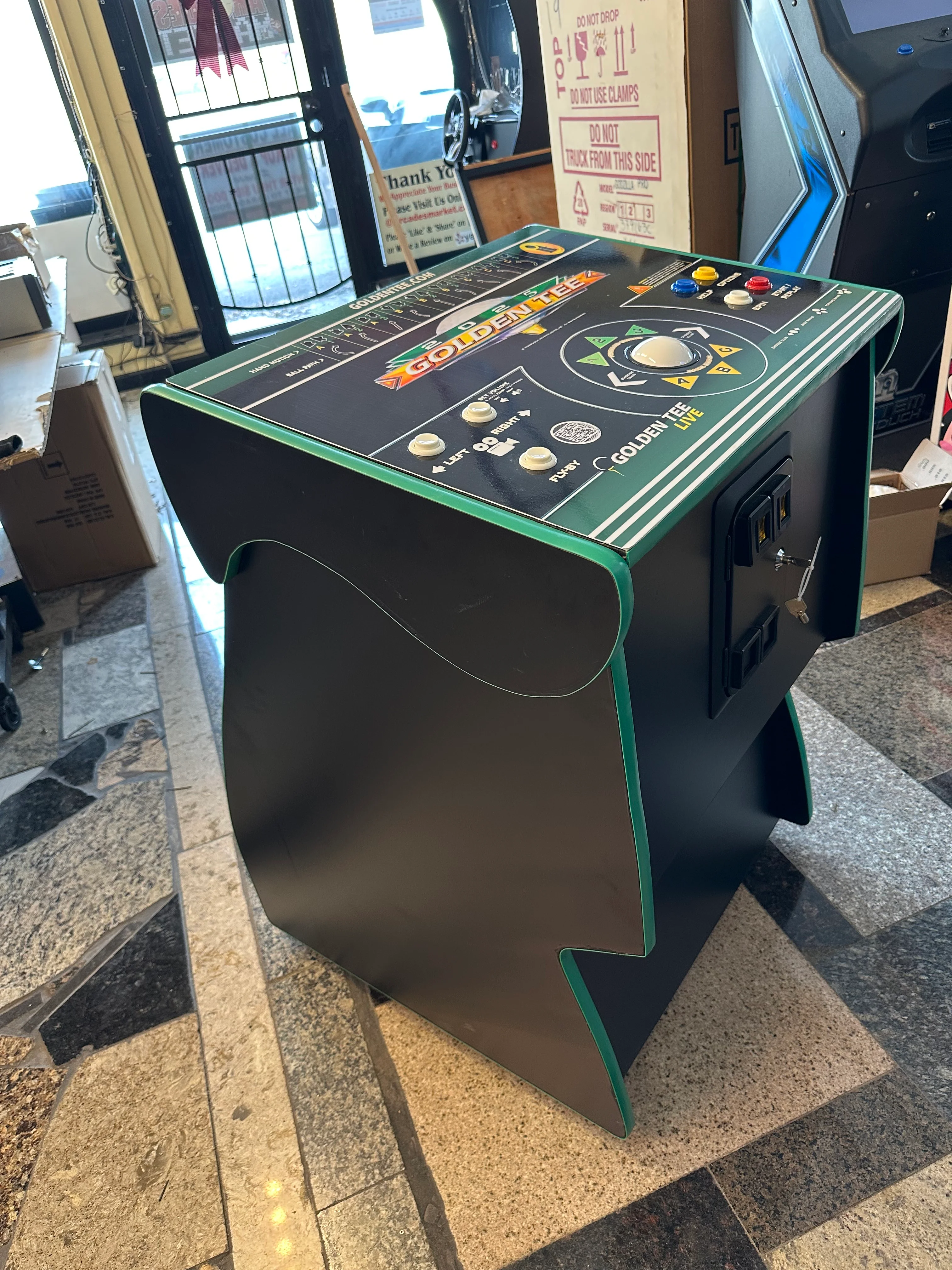 Golden Tee 2025 Pedestal - Heavy Duty, Commercial Grade, Coin Operated Machine With Free Play Option - Pedestal Only - Image 5