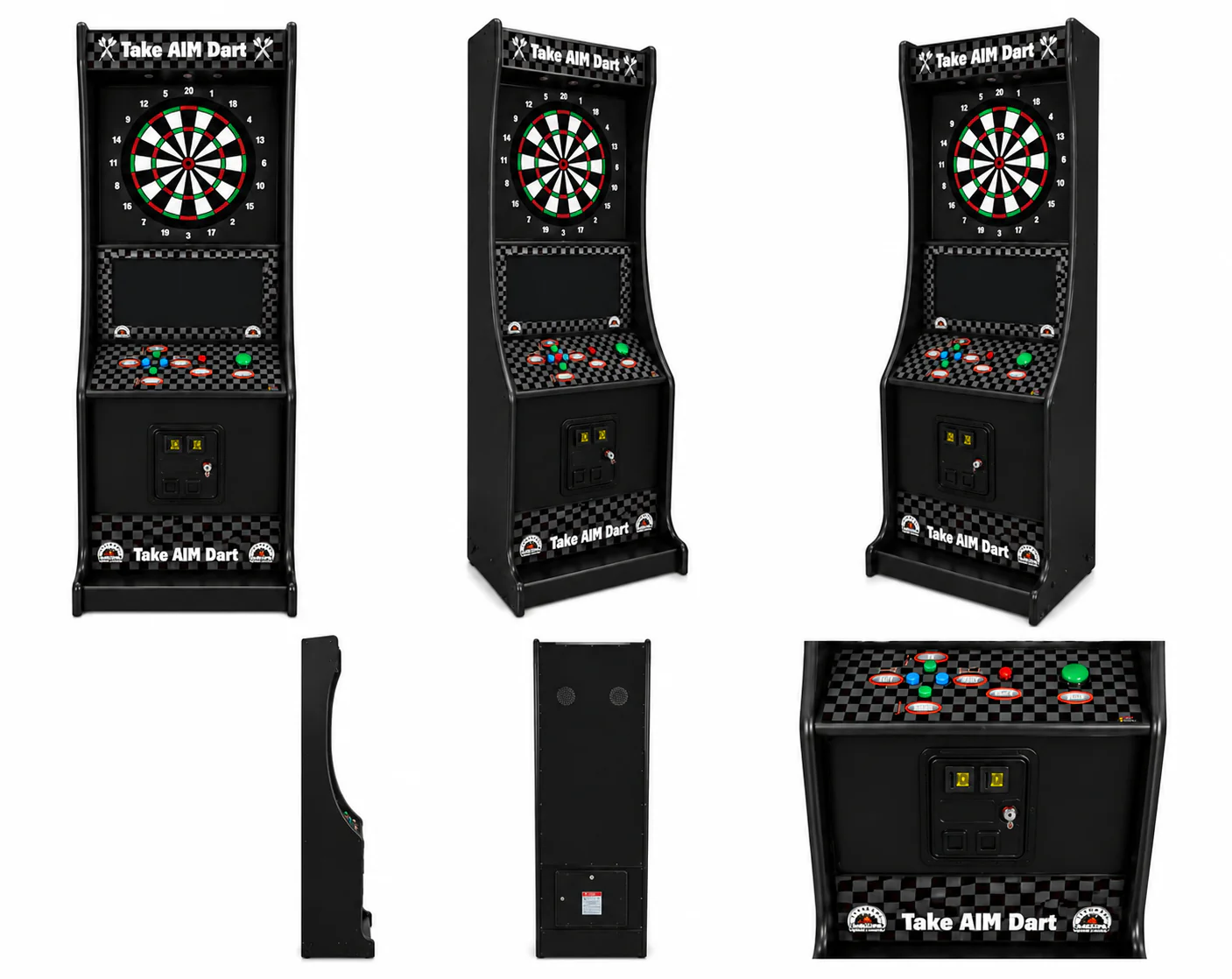 Dart Machine-Heavy Duty Commercial Grade Take Aim Dart Coin Operated With Dollar Bill Acceptor- Brand New With 23" Monitor - Image 10