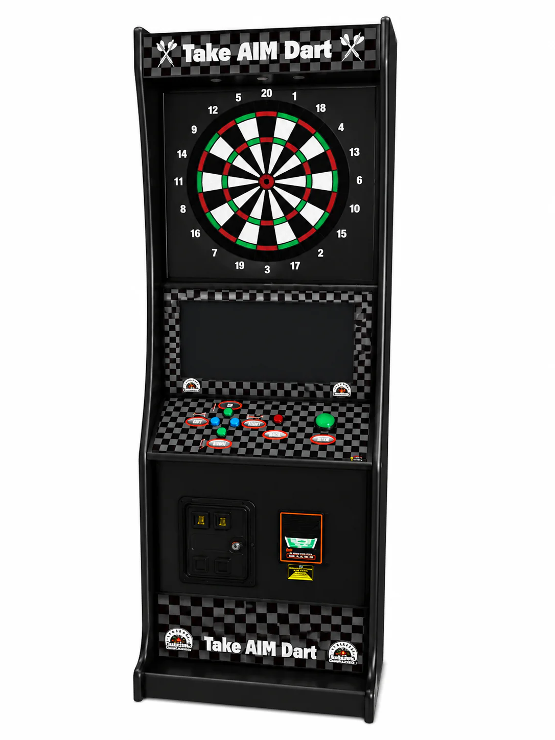 Dart Machine-Heavy Duty Commercial Grade Take Aim Dart Coin Operated With Dollar Bill Acceptor- Brand New With 23" Monitor - Image 8