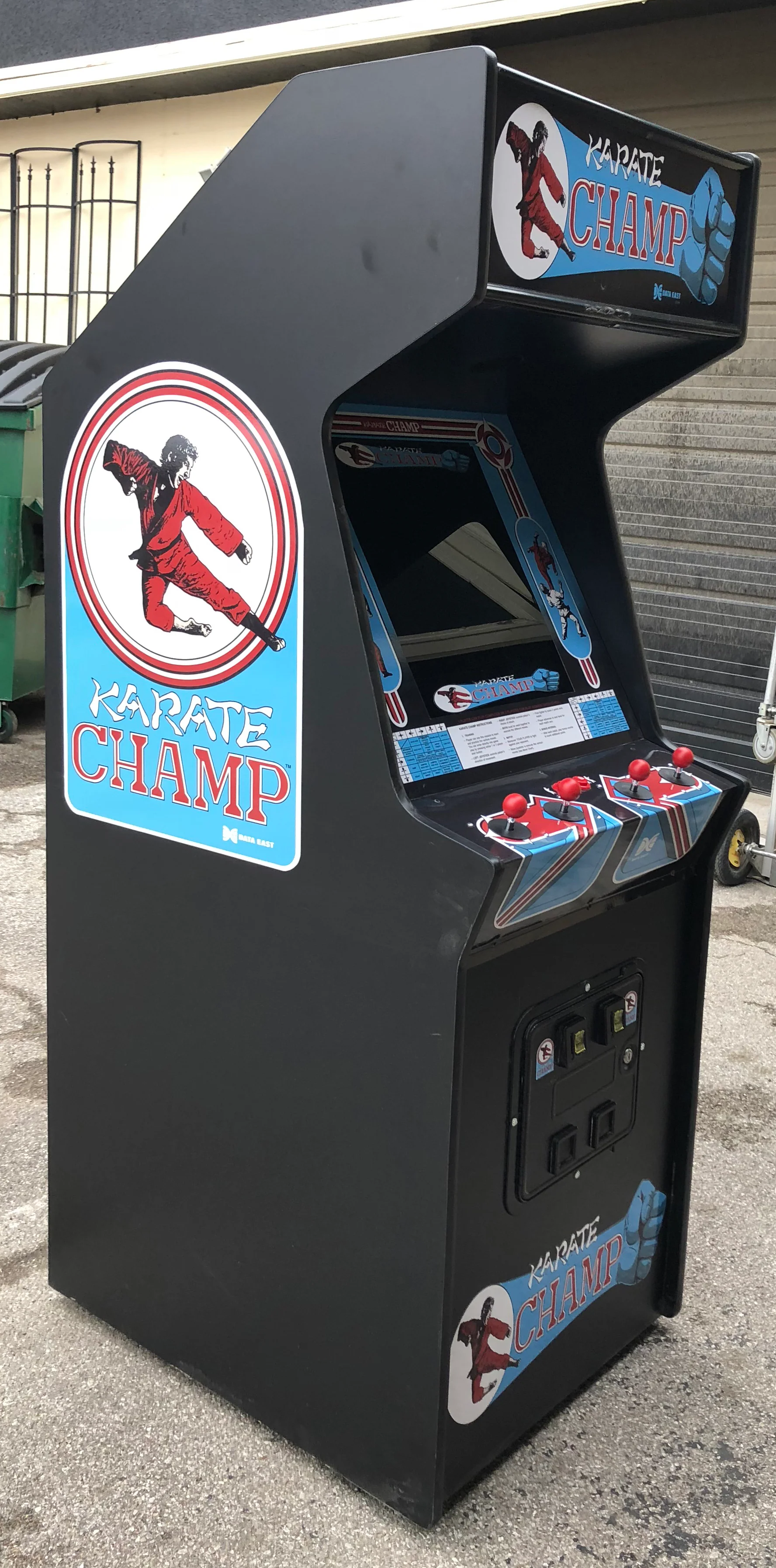 Karate Champ Arcade,- Lots of new parts, with LCD monitor-HEAVY DUTY, COIN OPERATED, COMMERCIAL GRADE WITH FREE PLAY OPTION