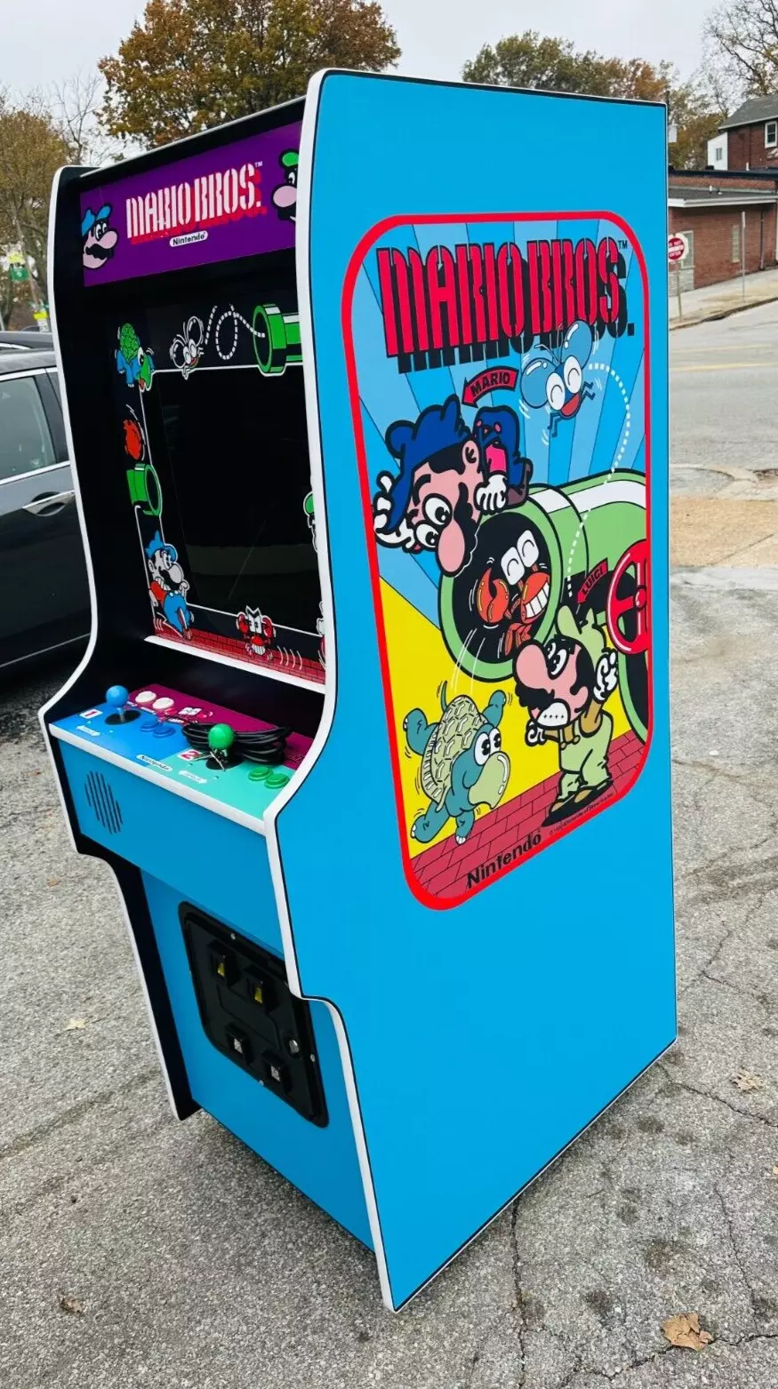 Mario Brothers, plays Super Mario Also, WITH LOTS OF NEW PARTS-LOOKS AND PLAY LIKE-HEAVY DUTY, COIN OPERATED, COMMERCIAL GRADE WITH FREE PLAY OPTION A NEW GAME- - Image 2