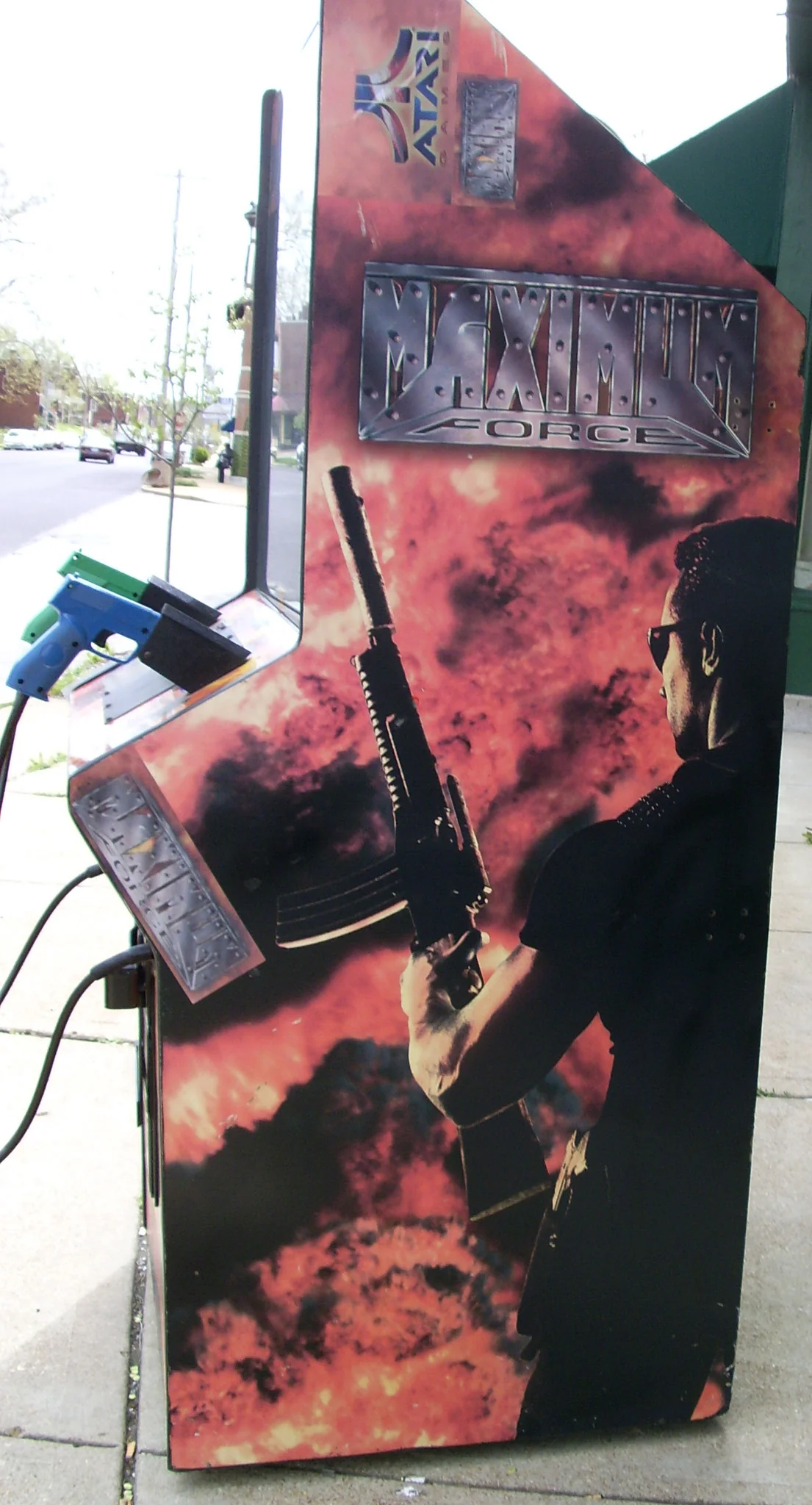 MAXIMUM FORCE GUN GAME ARCADE- EXTRA SHARPS WITH LOTS OF NEW PARTS-HEAVY DUTY, COIN OPERATED, COMMERCIAL GRADE WITH FREE PLAY OPTION - Image 5