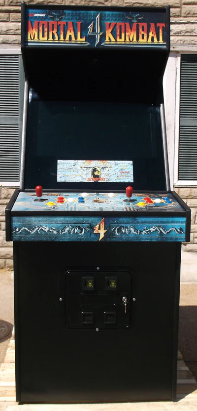 MORTAL KOMBAT 4 ARCADE WITH LOTS OF NEW PARTS-EXTRA SHARP-HEAVY DUTY, COIN OPERATED, COMMERCIAL GRADE WITH FREE PLAY OPTION - Image 2