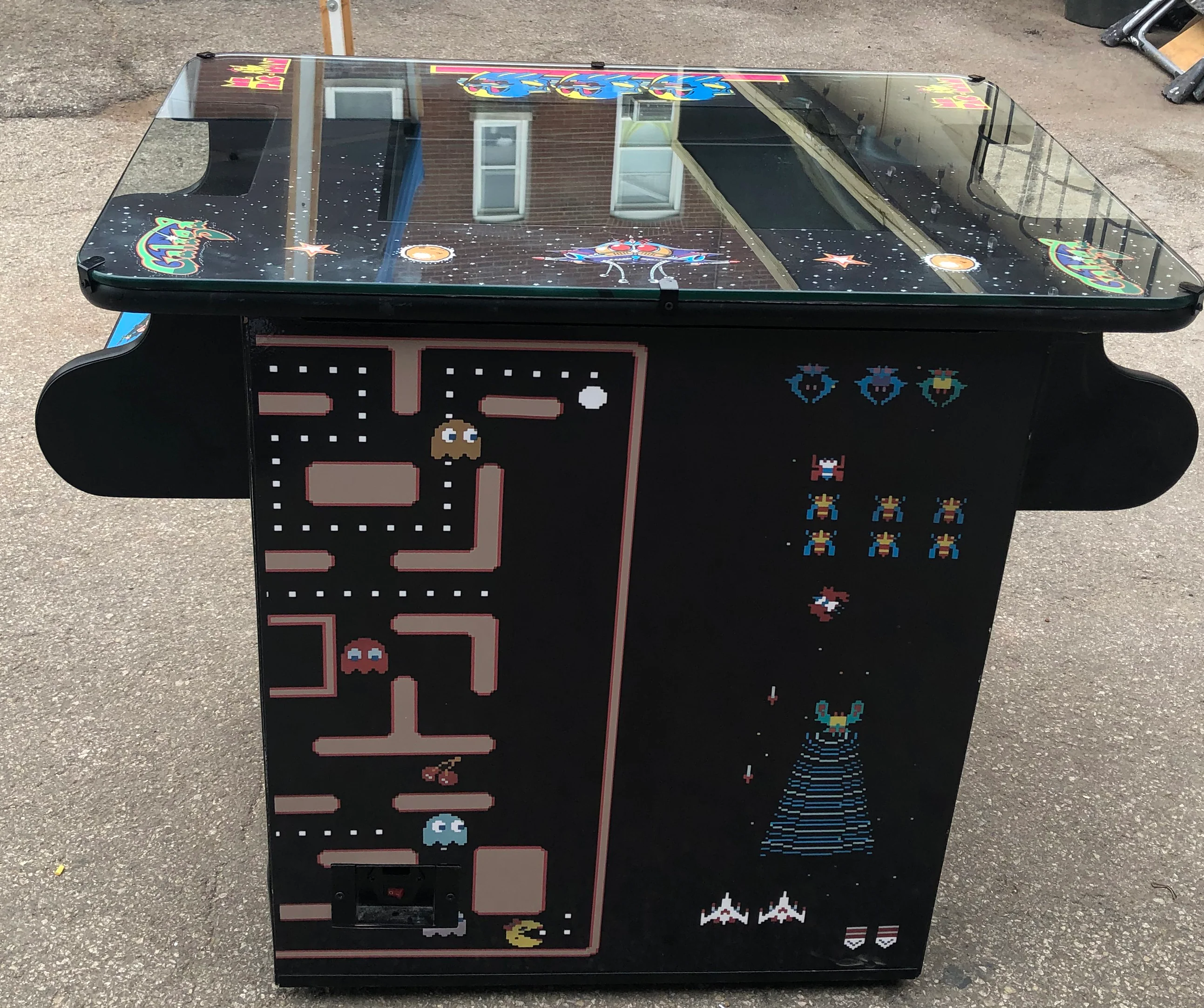 Ms Pac & Gal COCKTAIL ARCADE- PLAYS UPTO 60 GAMES - LOTS OF NEW PARTS - FREE SHIPPING - Image 2
