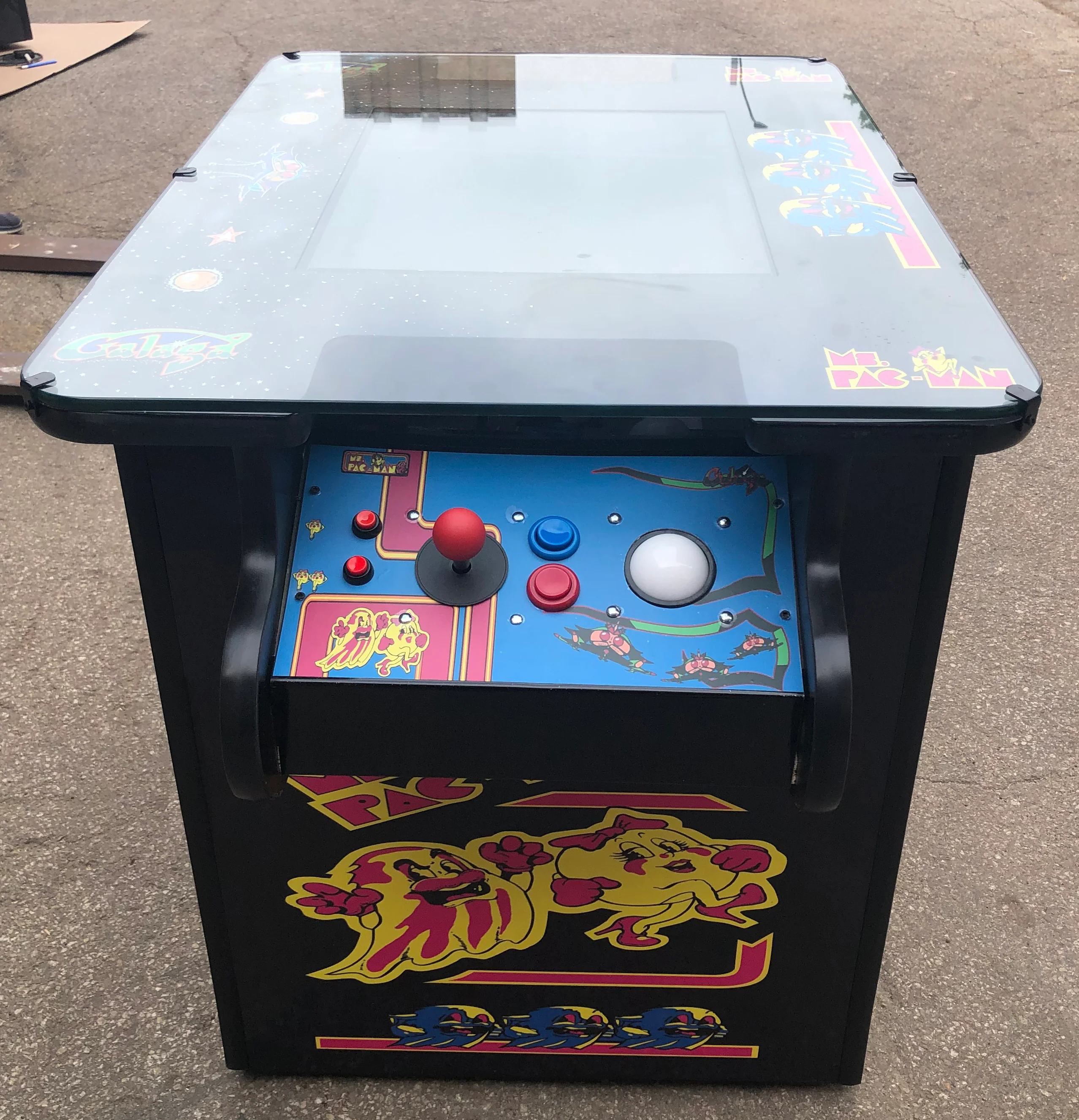 Ms Pac & Gal COCKTAIL ARCADE- PLAYS UPTO 60 GAMES - LOTS OF NEW PARTS - FREE SHIPPING - Image 4