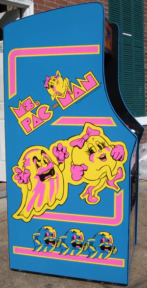 MS PACMAN WITH ALL  NEW PARTS-LOOKS AND PLAY LIKE A NEW GAME-HEAVY DUTY, COIN OPERATED, COMMERCIAL GRADE WITH FREE PLAY OPTION - Image 4