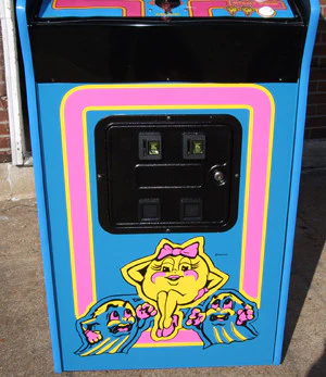 MS PACMAN WITH ALL  NEW PARTS-LOOKS AND PLAY LIKE A NEW GAME-HEAVY DUTY, COIN OPERATED, COMMERCIAL GRADE WITH FREE PLAY OPTION - Image 8