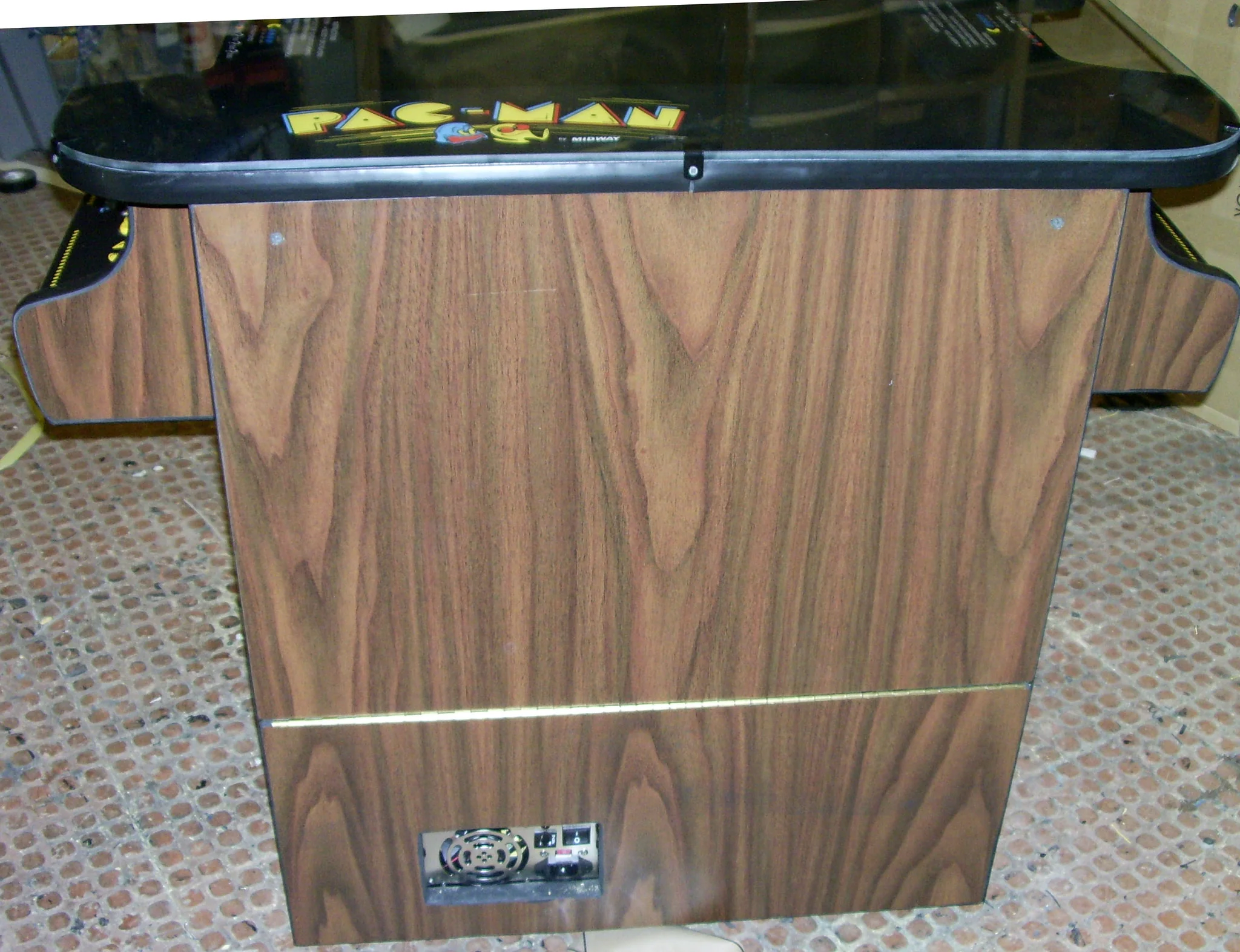 PACMAN COCKTAIL ARCADE , PLAYS MS PACMAN AND GALAGA TOO-FREE SHIPPING- 1 YEAR PARTS WARRANTY - Image 5