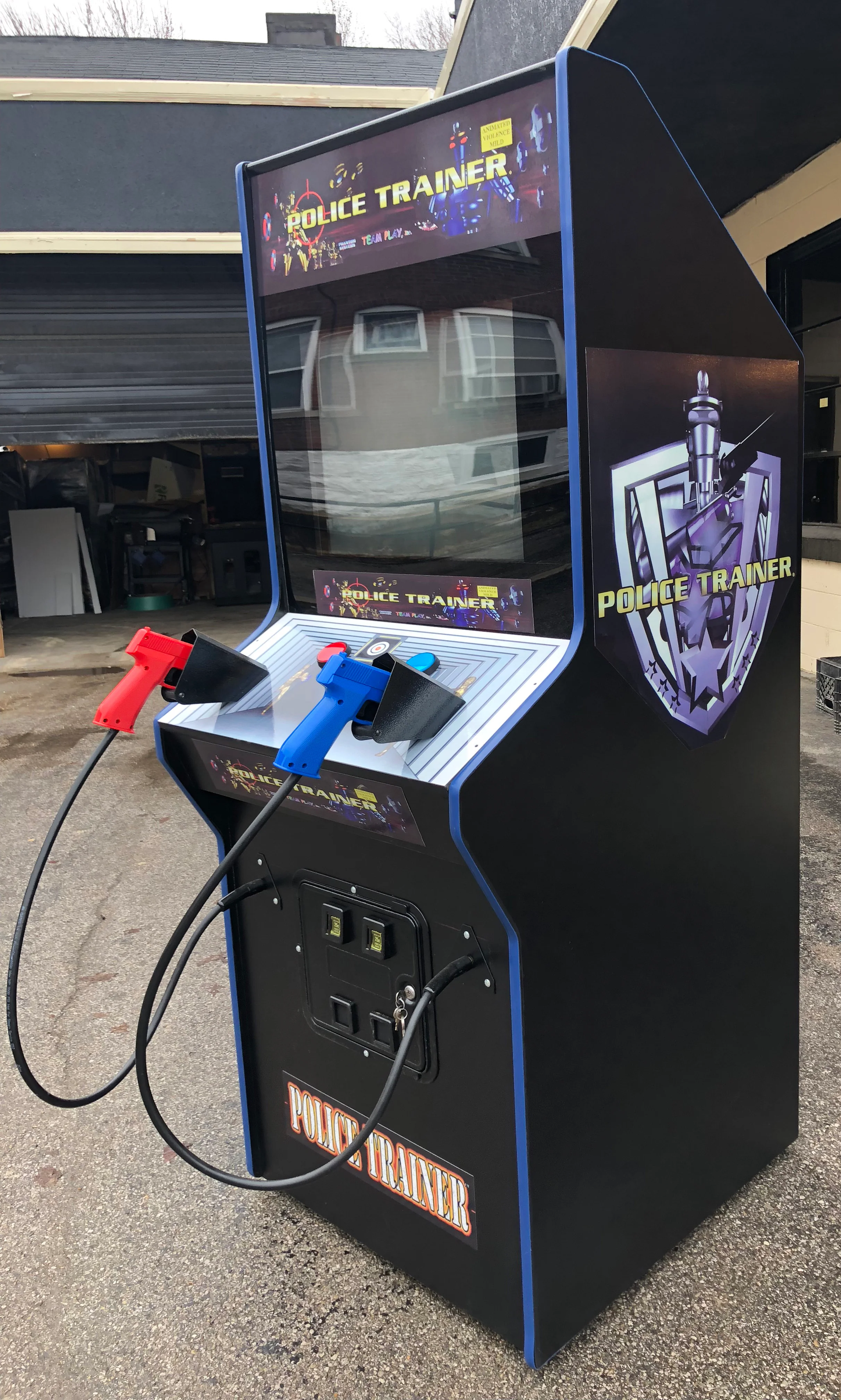 Police Trainer Arcade Gun Game With Lots Of New Parts-Extra Sharp-HEAVY DUTY, COIN OPERATED, COMMERCIAL GRADE WITH FREE PLAY OPTION - Image 3