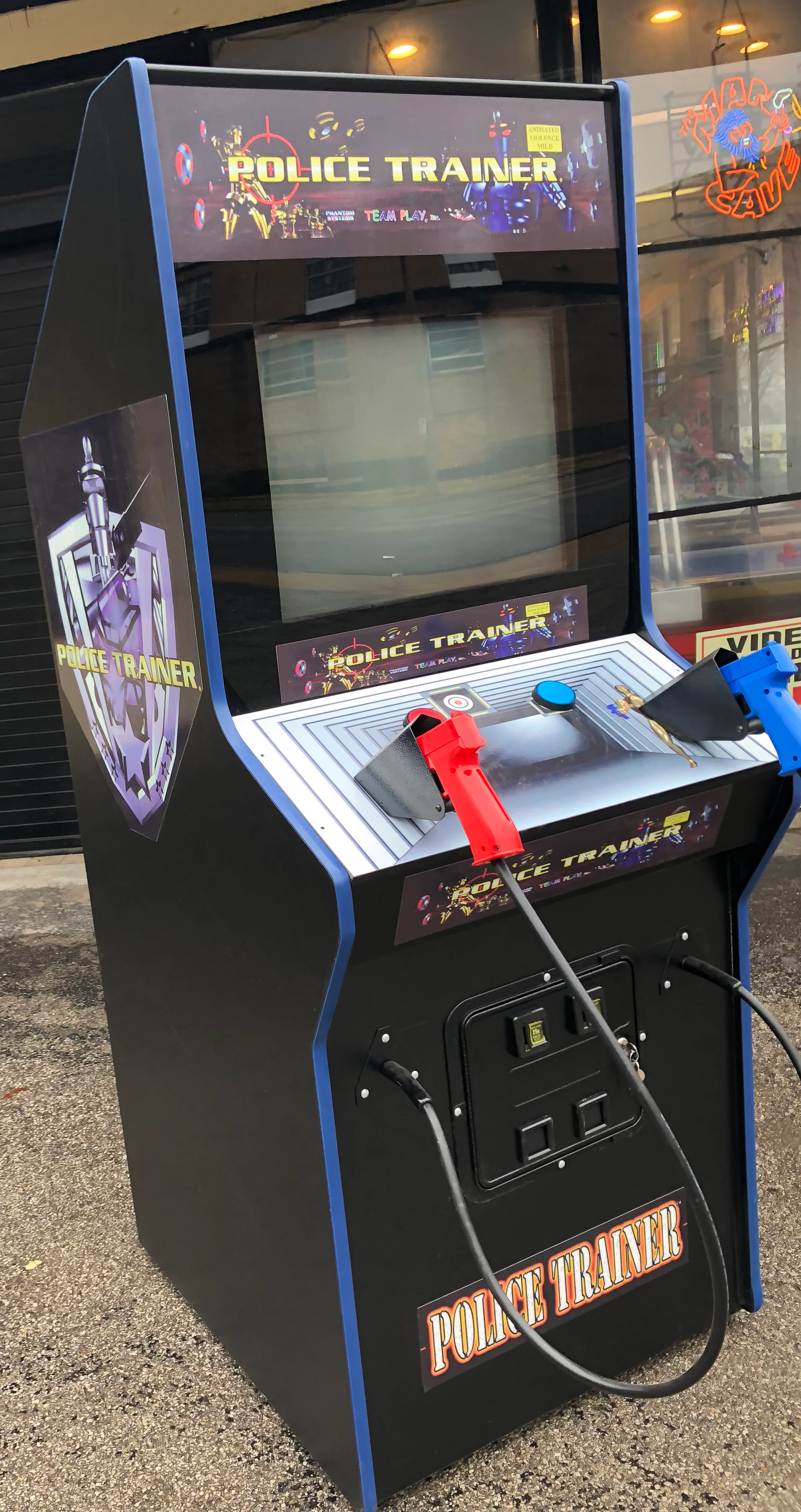 Police Trainer Arcade Gun Game With Lots Of New Parts-Extra Sharp-HEAVY DUTY, COIN OPERATED, COMMERCIAL GRADE WITH FREE PLAY OPTION - Image 5