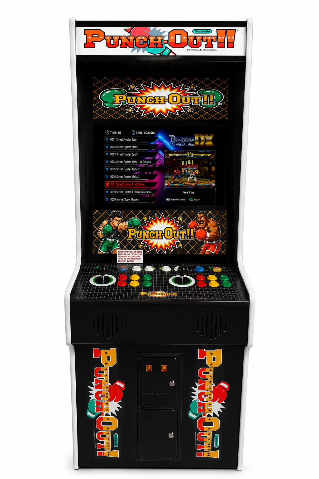 Punch-Out!! Arcade Machine Heavy Duty Commercial Coin Operated - Free Play– Classic Boxing Action Reborn - Image 3