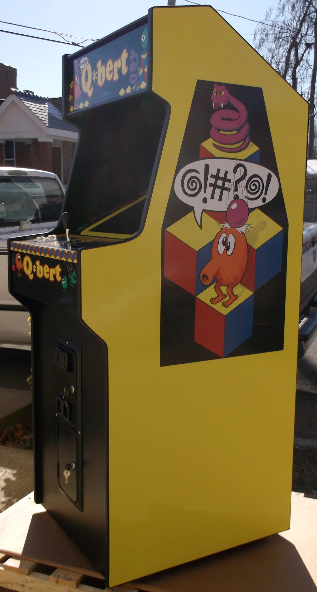 QBERT ARCADE WITH LOTS OF NEW PARTS-SHARP-HEAVY DUTY, COIN OPERATED, COMMERCIAL GRADE WITH FREE PLAY OPTION - Image 3