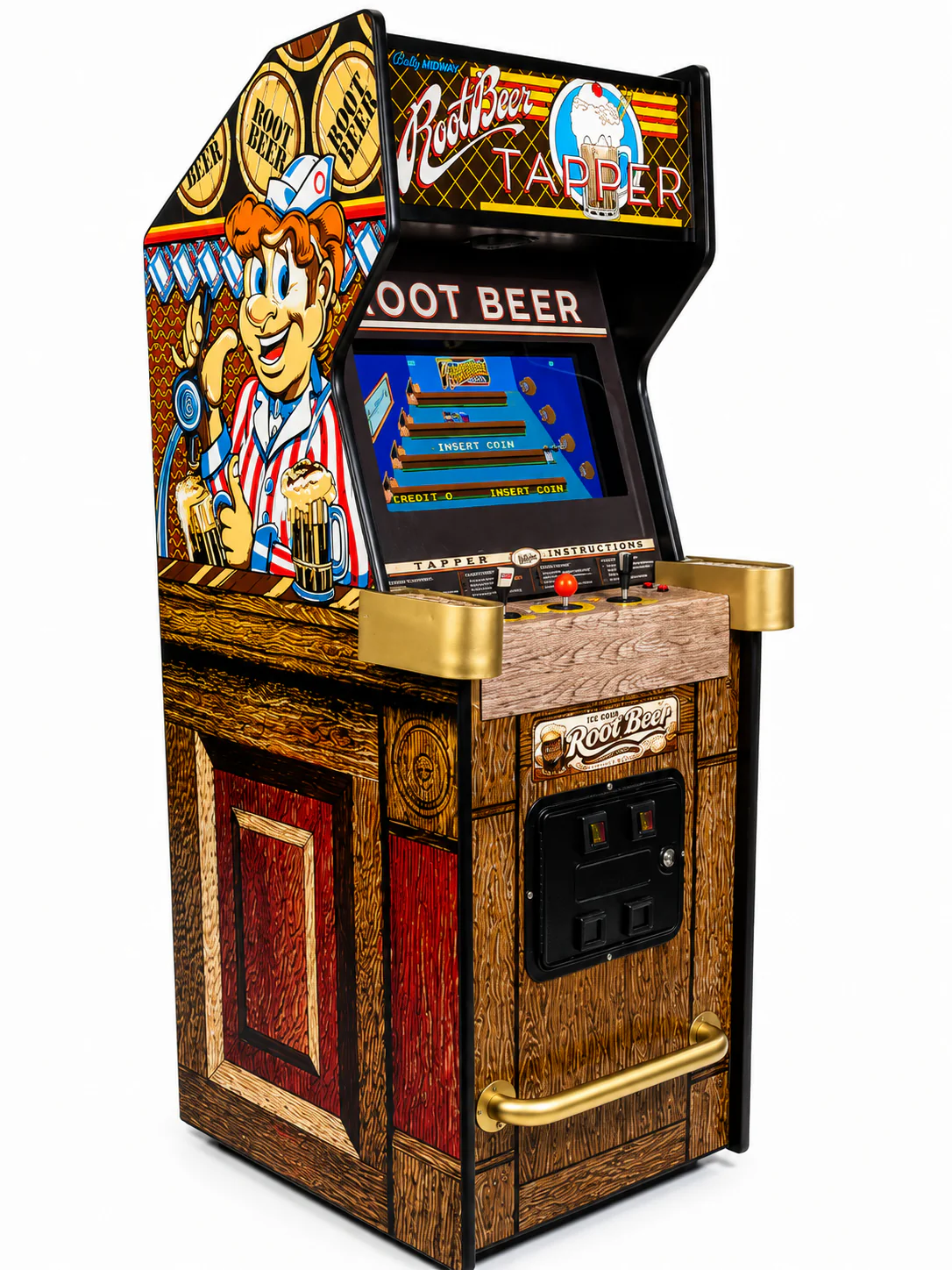 Root Beer Tapper Arcade Game, New Parts, Sharp-HEAVY DUTY, COIN OPERATED, COMMERCIAL GRADE WITH FREE PLAY OPTION - Image 4