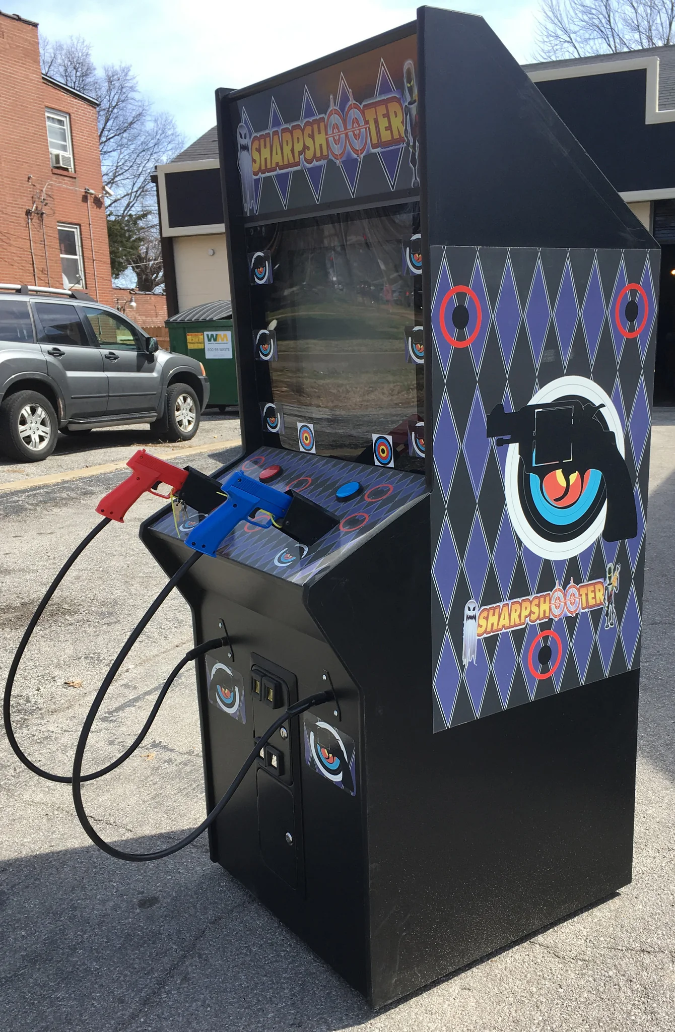 Sharp Shooter Arcade Game With All New Parts-Extra Sharp-New Guns-HEAVY DUTY, COIN OPERATED, COMMERCIAL GRADE WITH FREE PLAY OPTION - Image 4