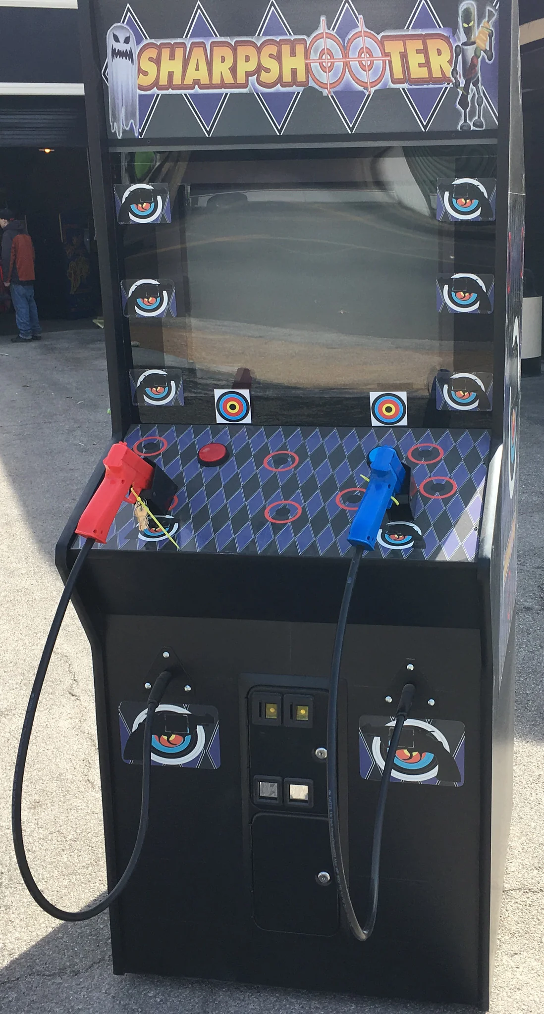 Sharp Shooter Arcade Game With All New Parts-Extra Sharp-New Guns-HEAVY DUTY, COIN OPERATED, COMMERCIAL GRADE WITH FREE PLAY OPTION - Image 5