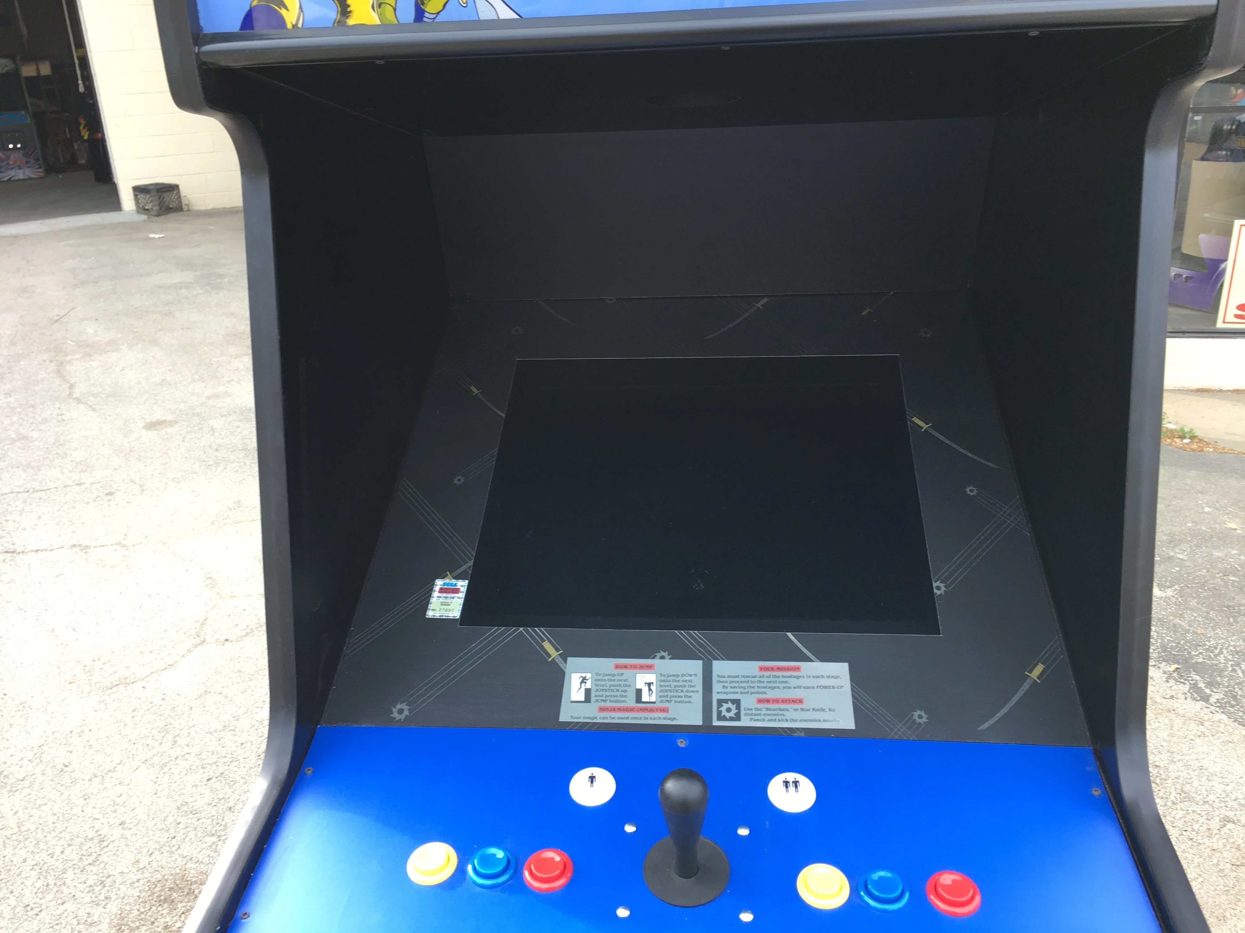 Shinobi Arcade Video Game, Lots Of New Parts, Sharp-HEAVY DUTY, COIN OPERATED, COMMERCIAL GRADE WITH FREE PLAY OPTION - Image 5